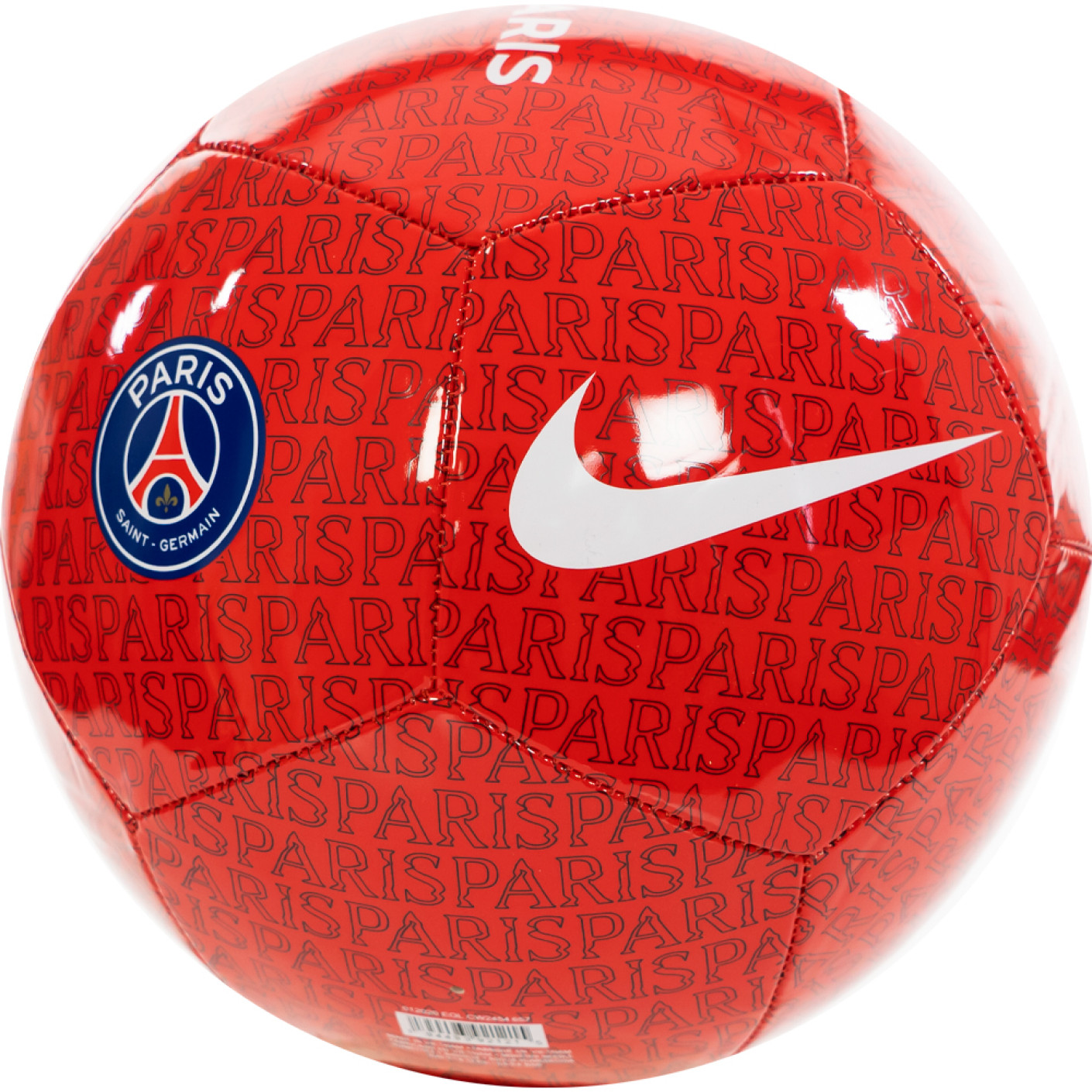 Nike Paris Saint Germain Pitch Voetbal Maat 5 Rood