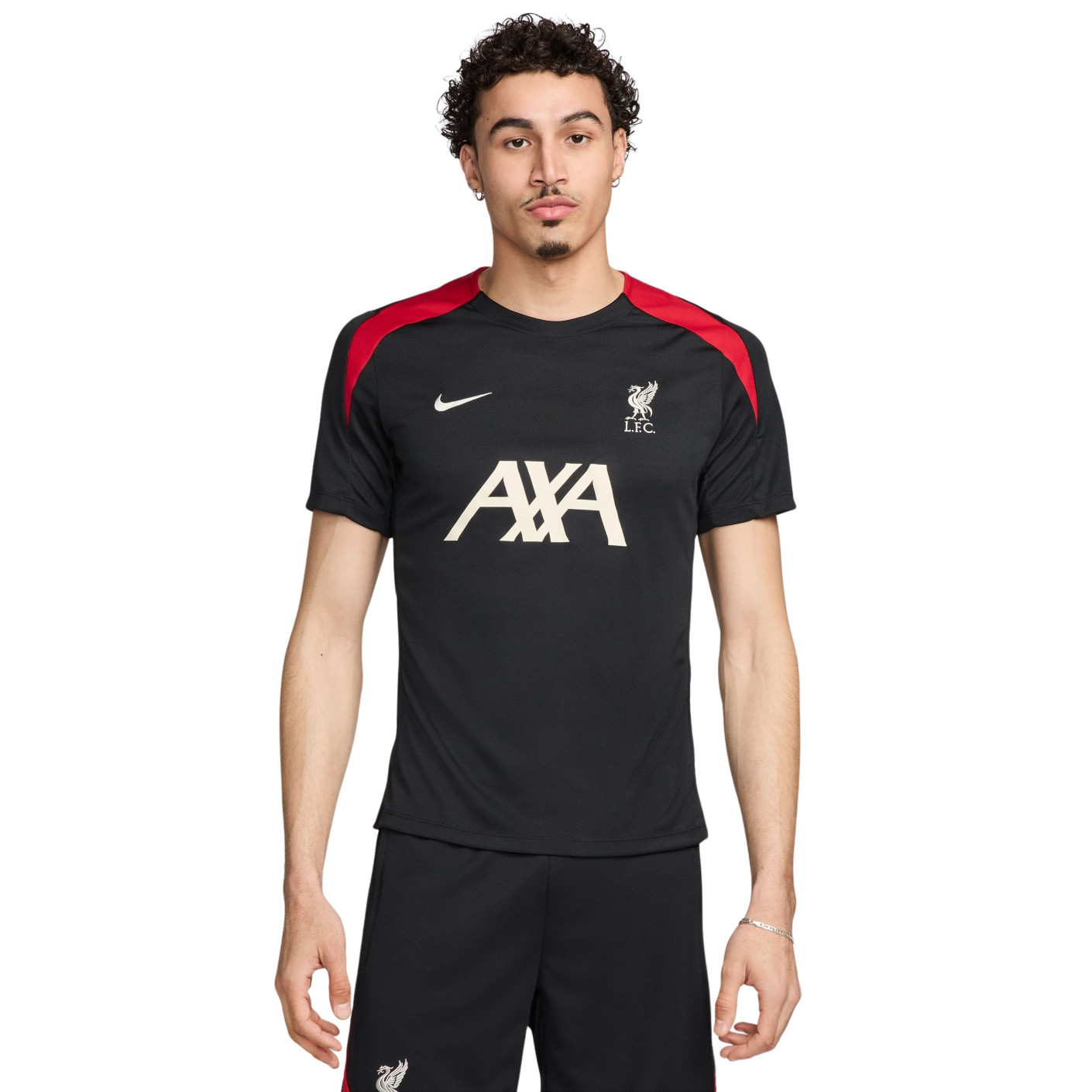 Nike Liverpool Strike Training Shirt 2024-2025 Black Red
