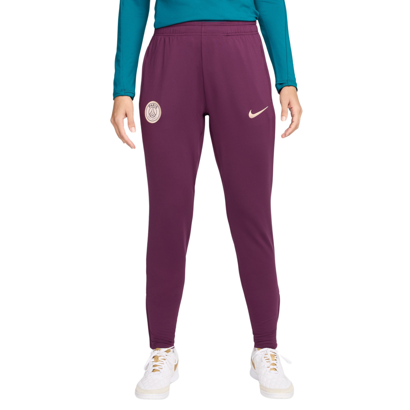 Nike Paris Saint-Germain Strike Trainingsbroek 2024-2025 Dames Paars Groen Wit Goud