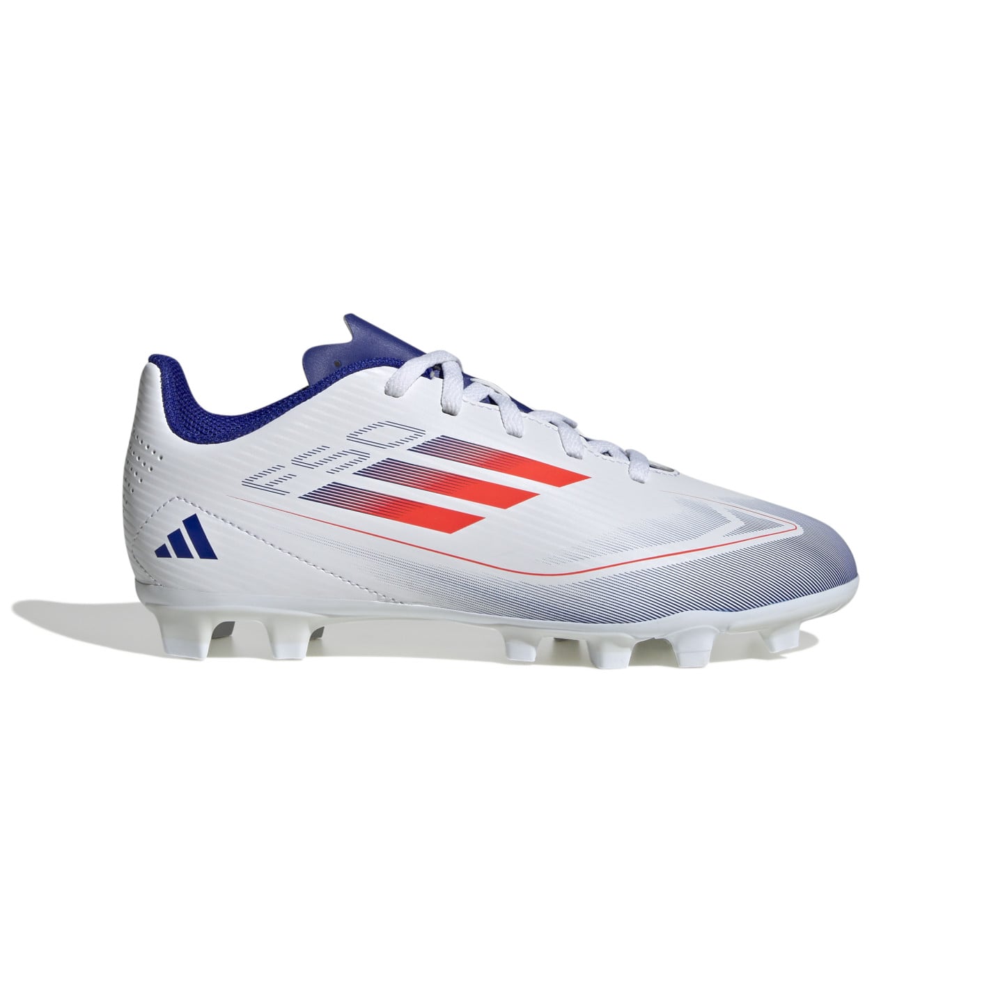 adidas F50 Club Gras / Kunstgras Voetbalschoenen (FxG) Kids Wit Rood Blauw