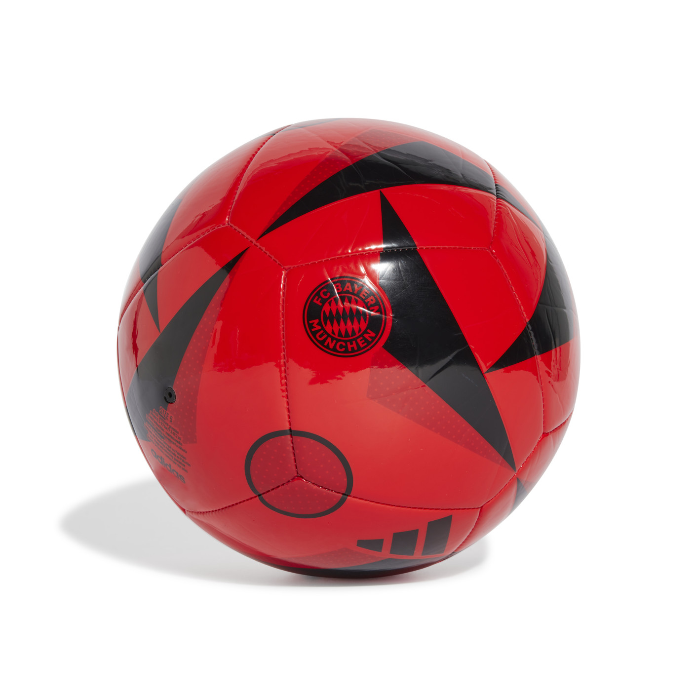 adidas Bayern München Fussballliebe Club Football Size 5 Red Black