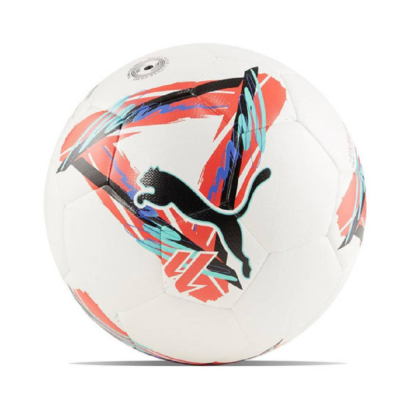 PUMA Orbita LaLiga 1 Hybrid Football Size 5 White Red Black