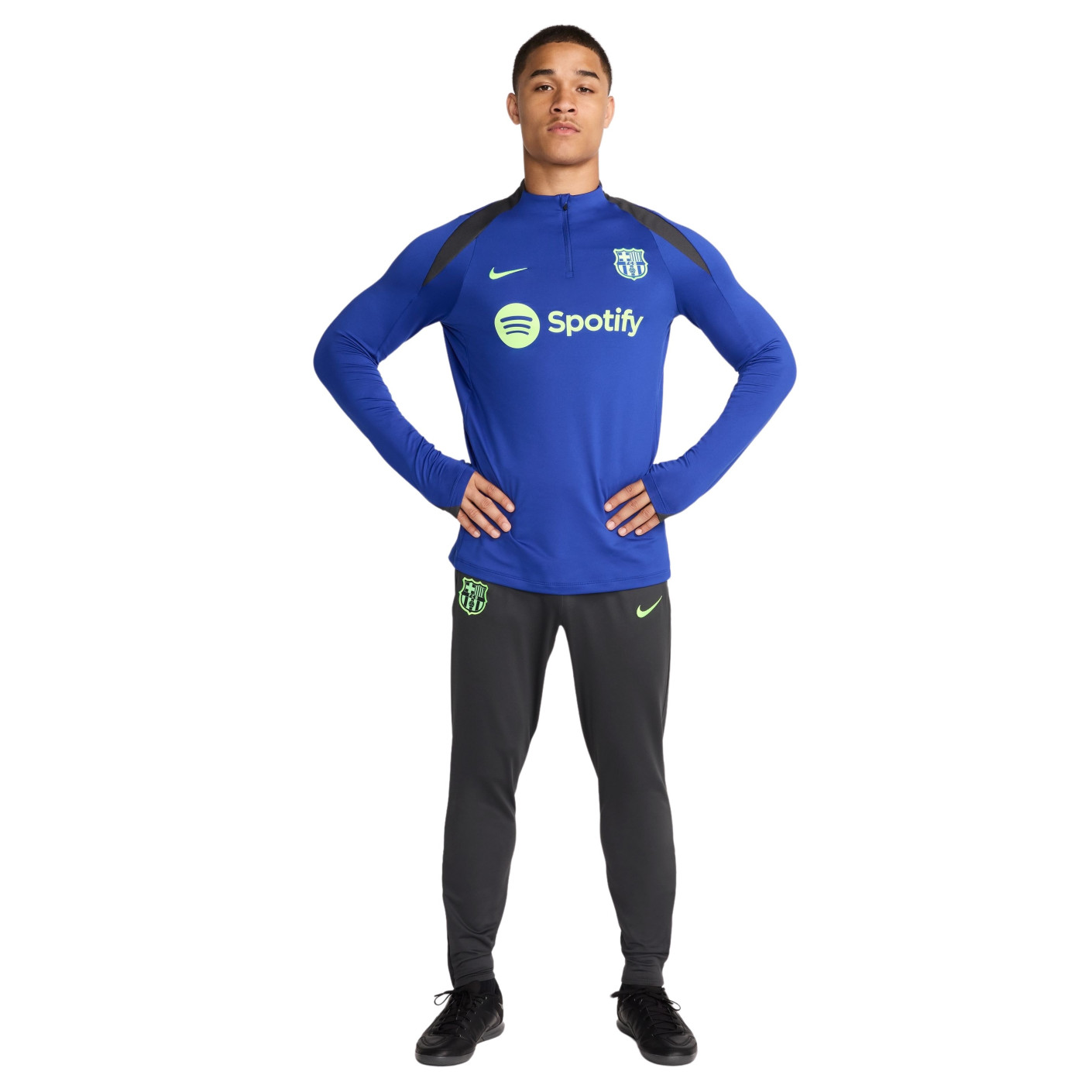 Nike FC Barcelona Strike Training sweater 1/4-Zip 2024-2025 Blue