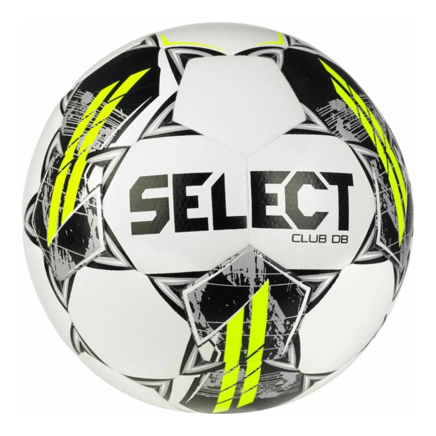 Select Club DB Football Size 3 White Grey Bright Yellow