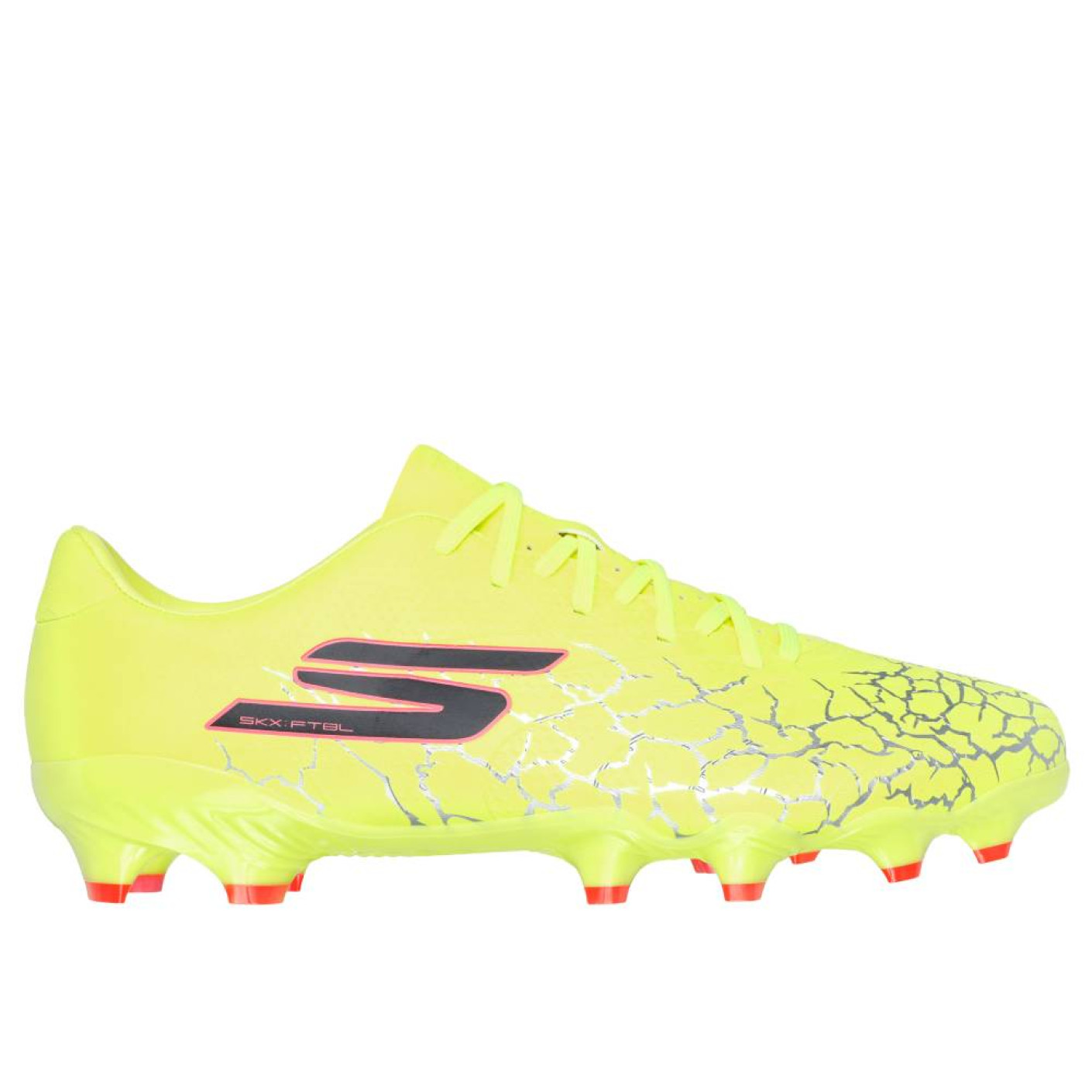 Skechers SKX_1.5 Academy Gras Voetbalschoenen (FG) Geel Oranje Zwart