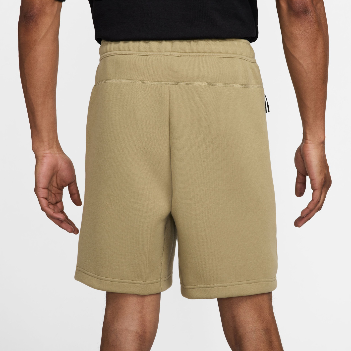 nike tech fleece shorts beige