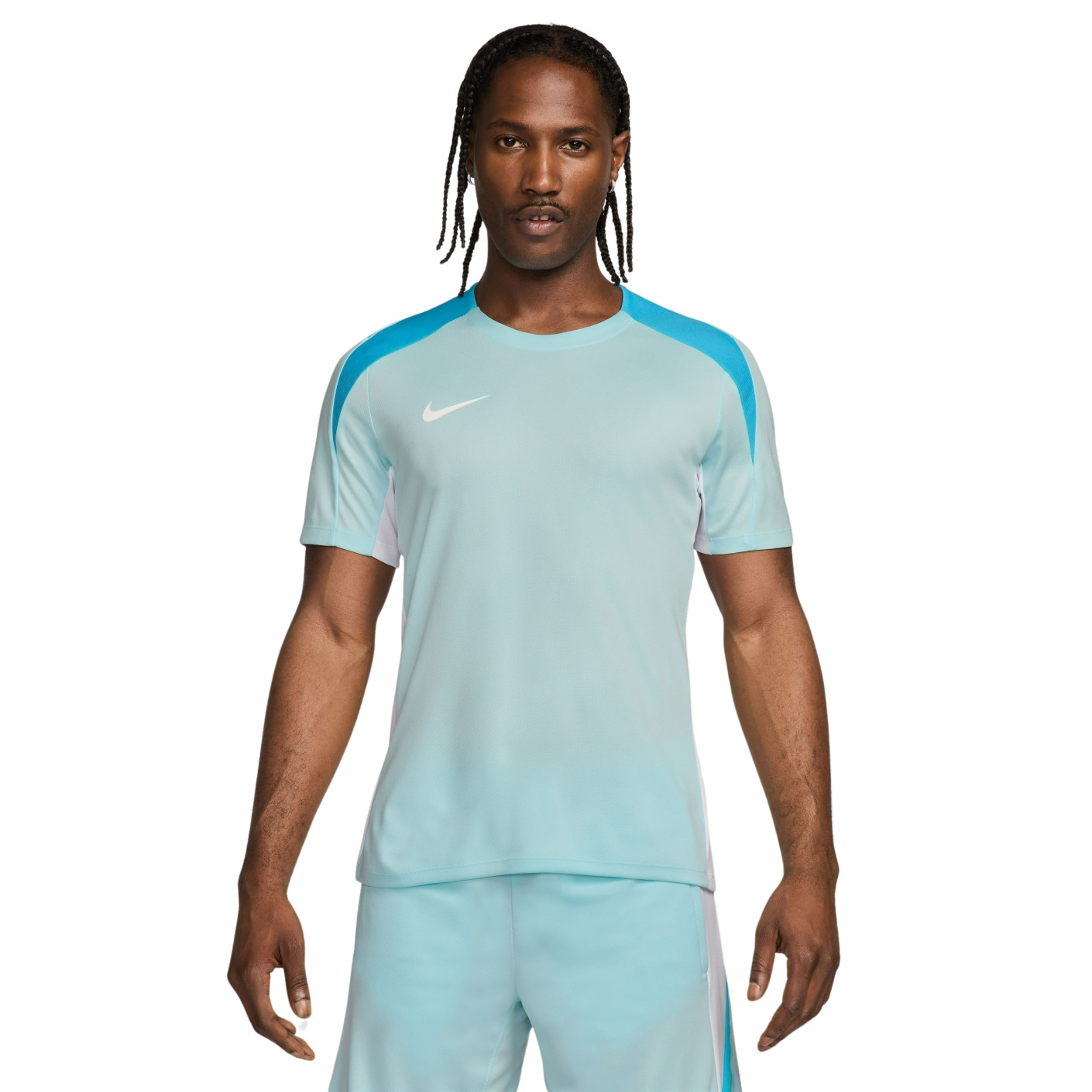 Nike Strike Trainingsshirt Lichtblauw Blauw Wit