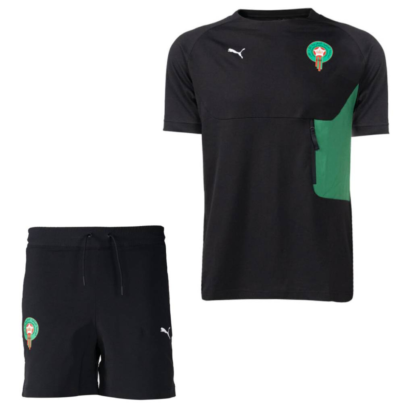 PUMA Morocco Pumatech Pocket Summer Set 2024-2026 Black Green Red