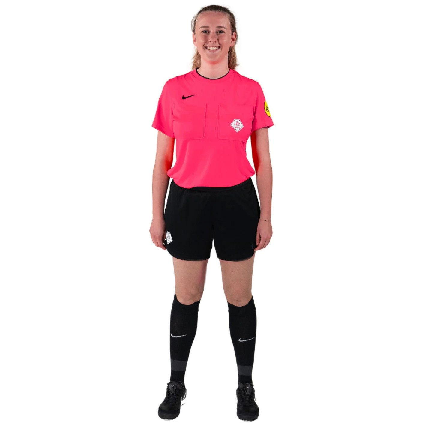 Nike KNVB Referee Kit 2024-2026 Women's Pink Black