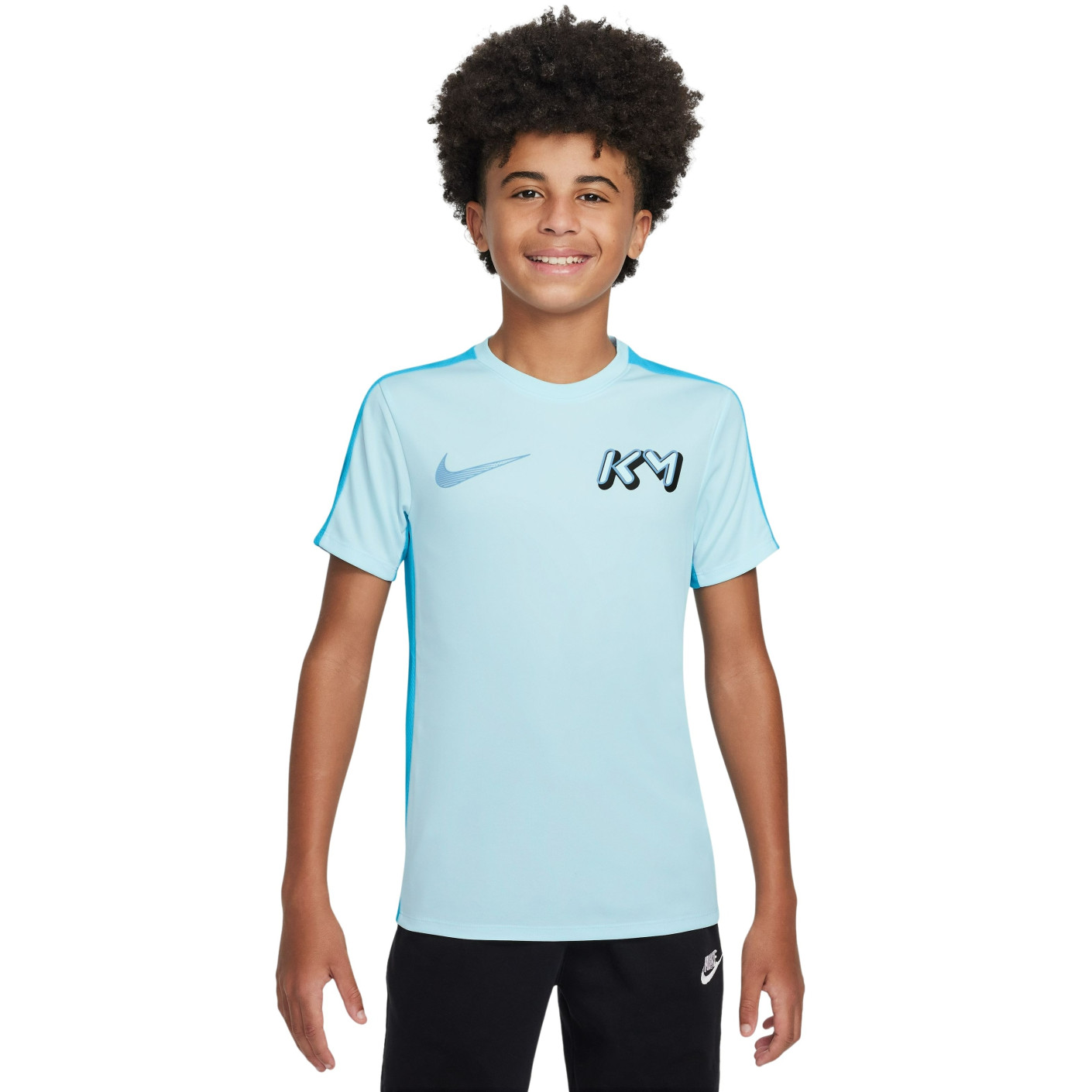 Nike Kylian Mbappé Academy Training Shirt Kids Light Blue Blue