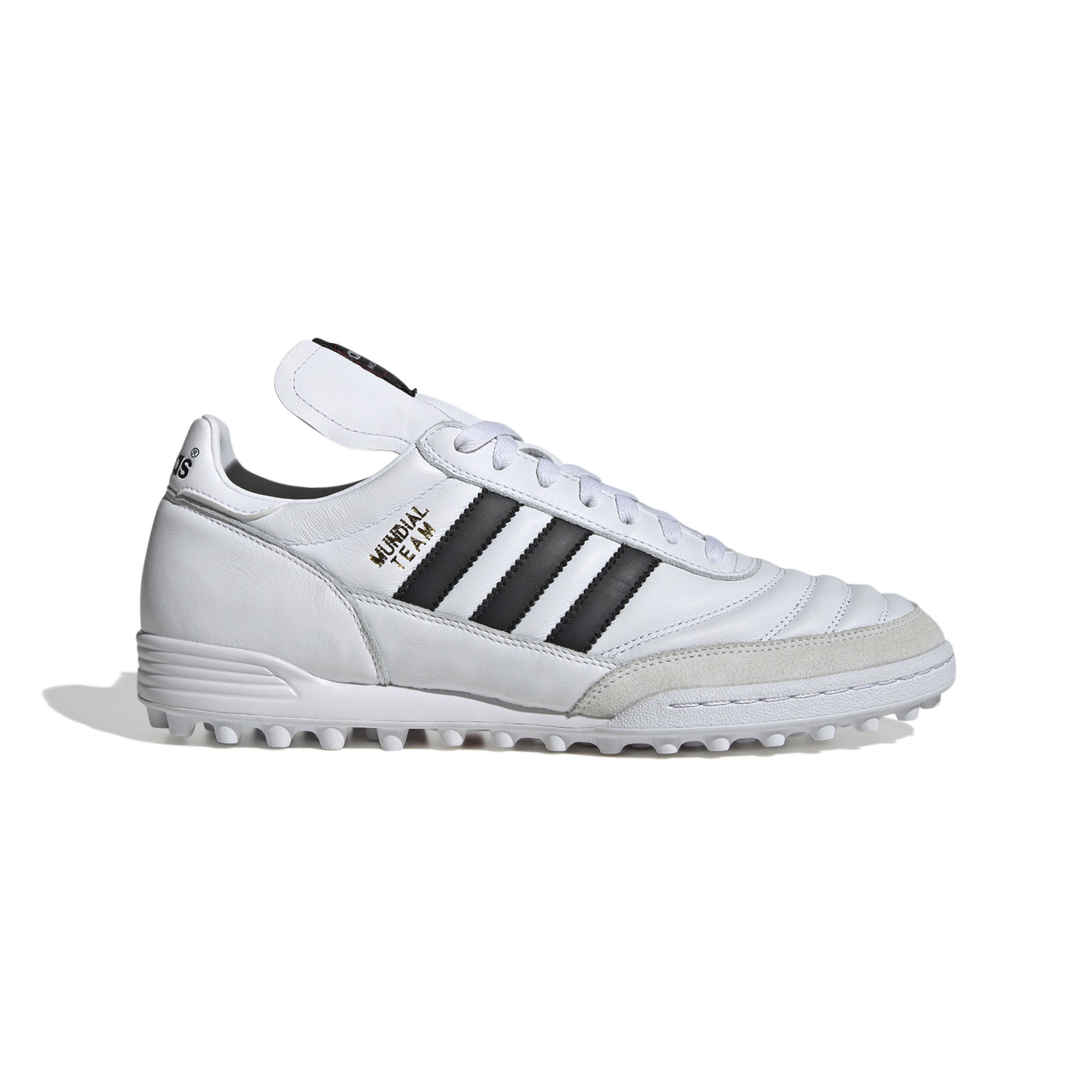 adidas Mundial Team Turf Football Shoes (TF) White Black Gold