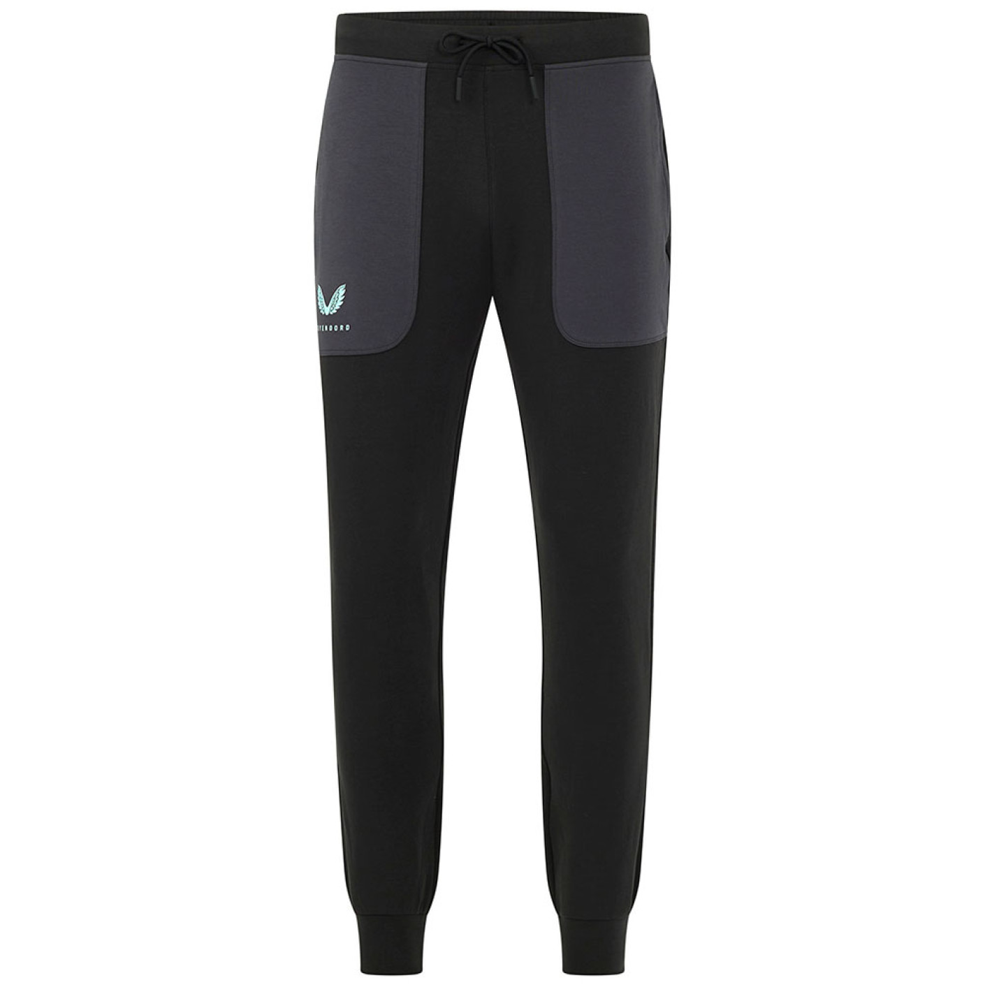 Castore Feyenoord Travel Joggingbroek 2024-2025 Zwart Donkergrijs Lichtblauw