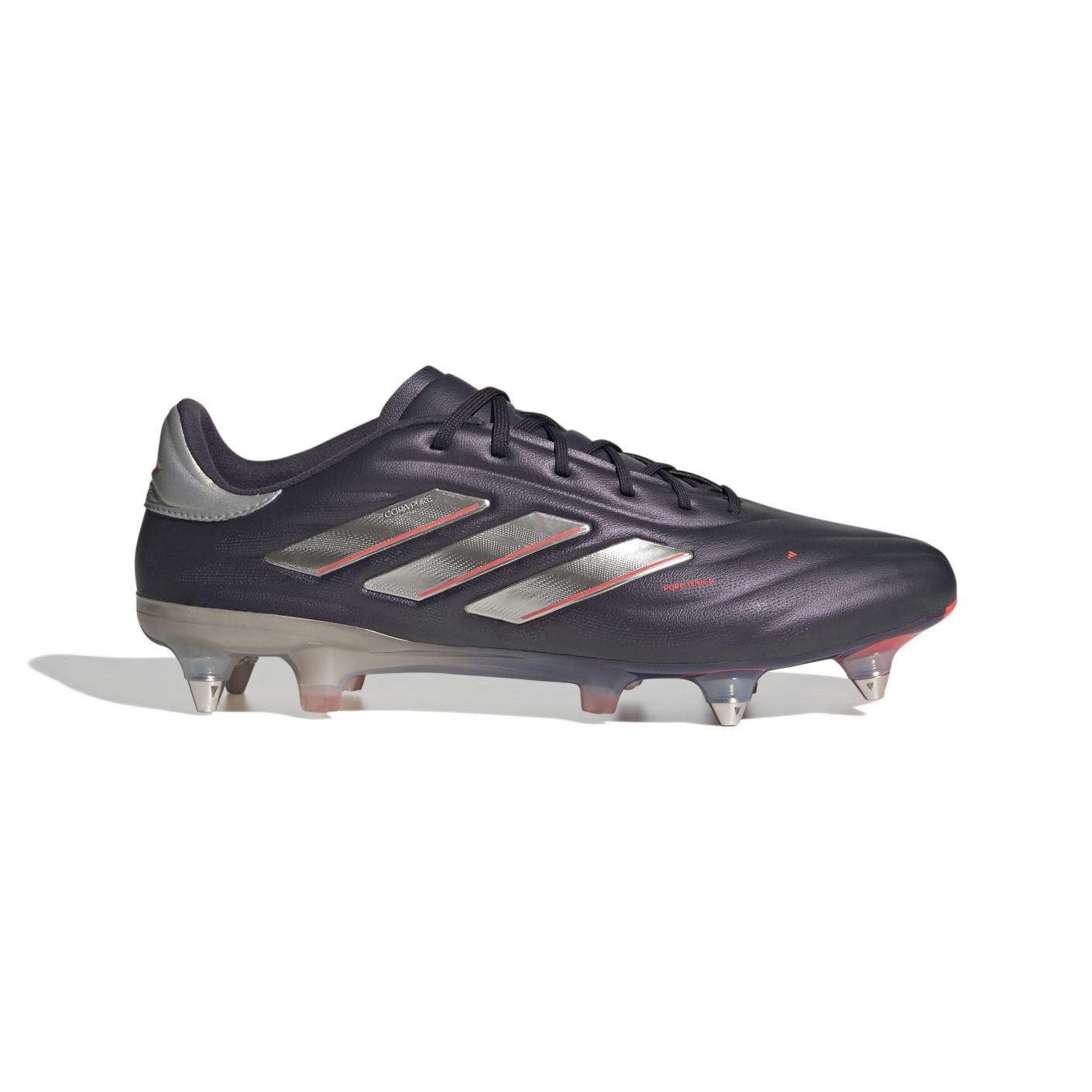 adidas Copa Pure 2 Elite Iron Nop Football Shoes (SG) Dark Purple Silver Pink
