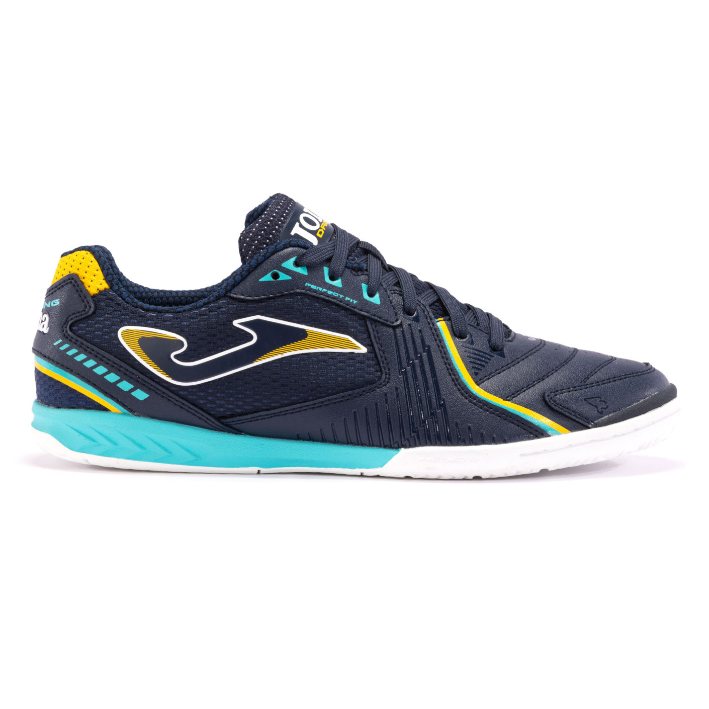Joma Dribling Zaalvoetbalschoenen (IN) Donkerblauw Geel Turquoise