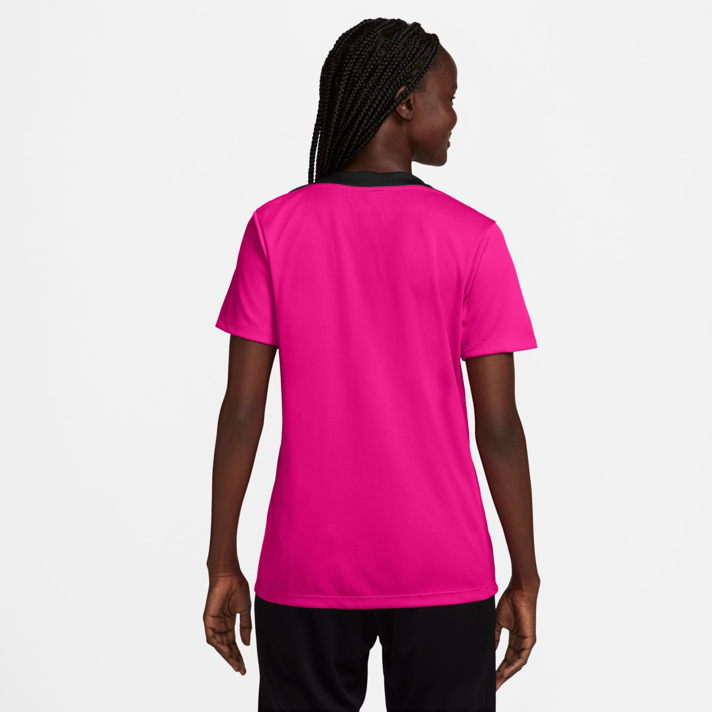 pink and black nike shirt women's