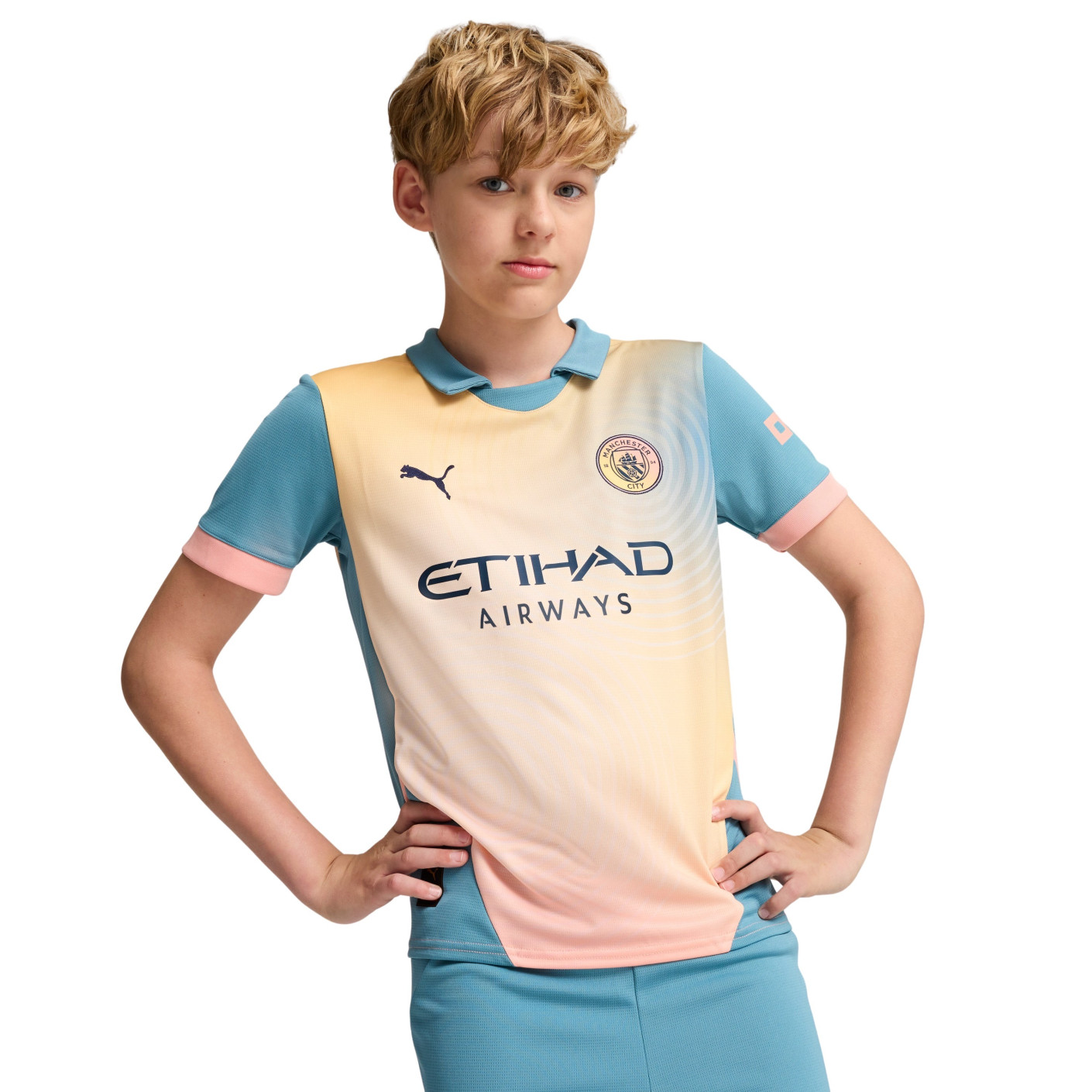 PUMA Manchester City 4th Shirt 2024-2025 Kids