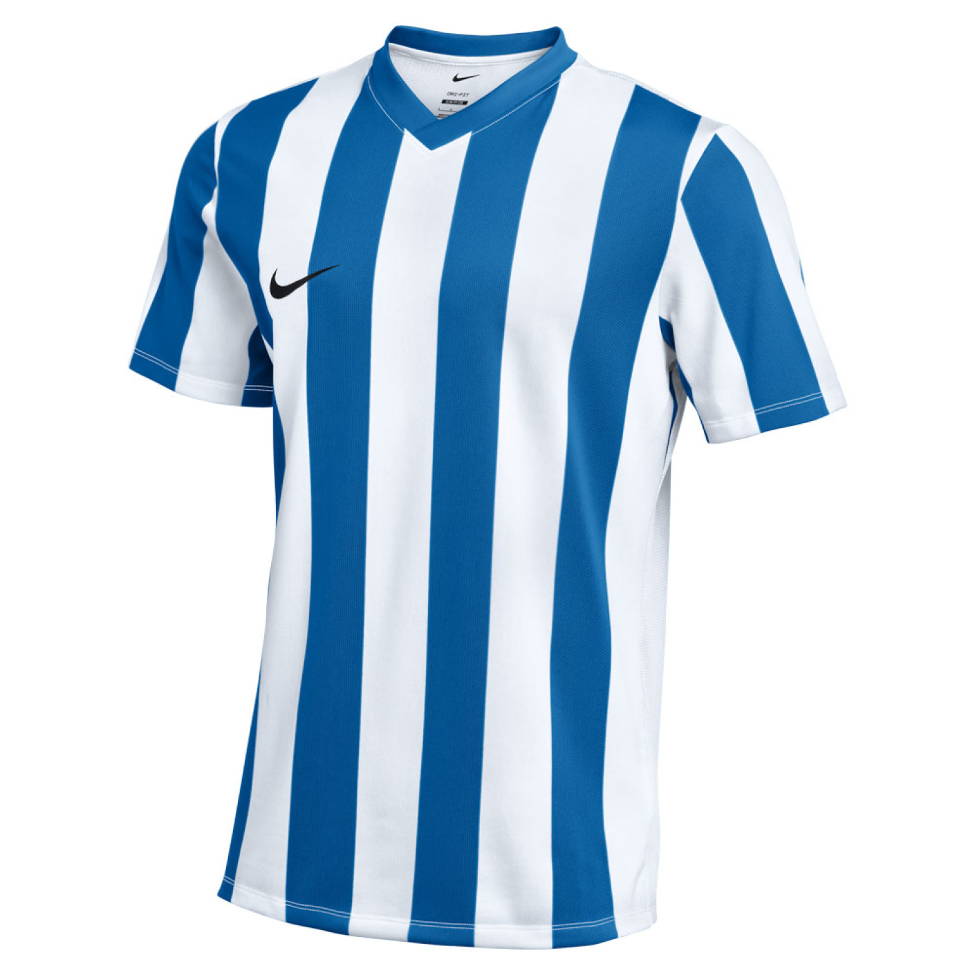 Nike Striped Division V Football Shirt White Blue