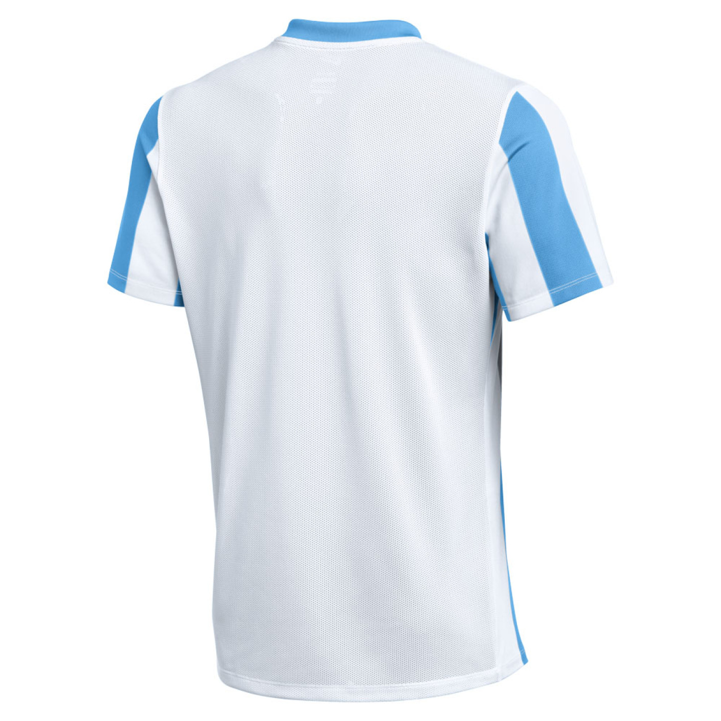 nike blue and white striped football shirt
