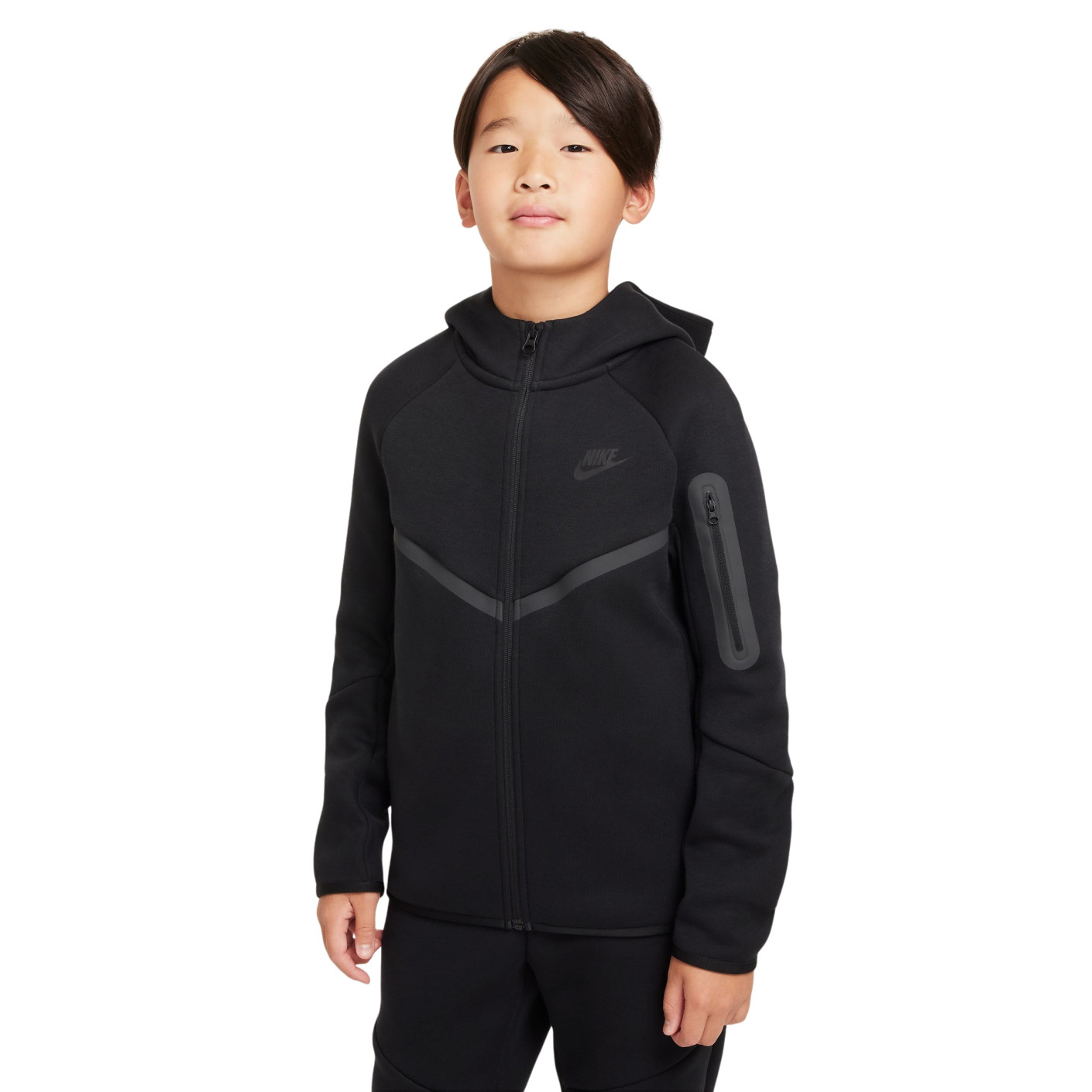 Nike Tech Fleece Sportswear Vest Kids Zwart Donkergrijs