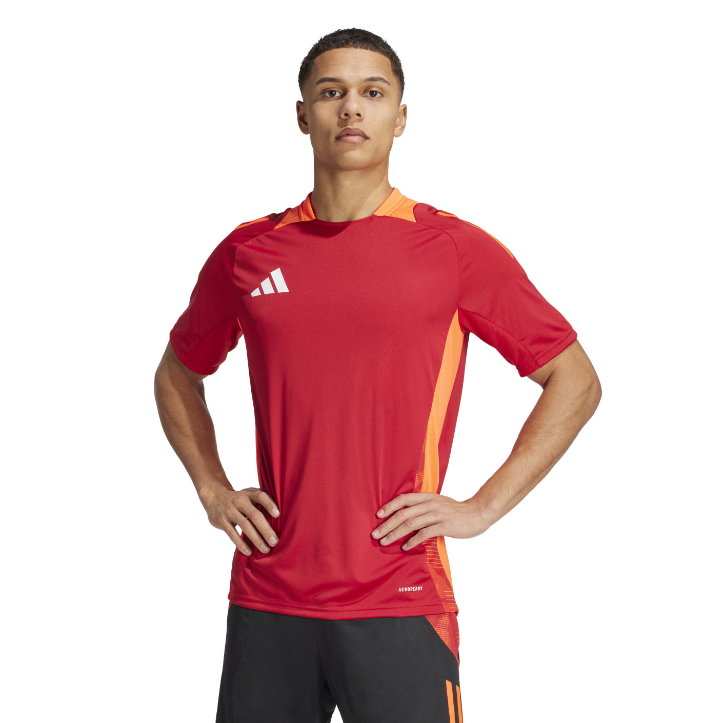 adidas Tiro 24 Competition Trainingsshirt Rood Oranje