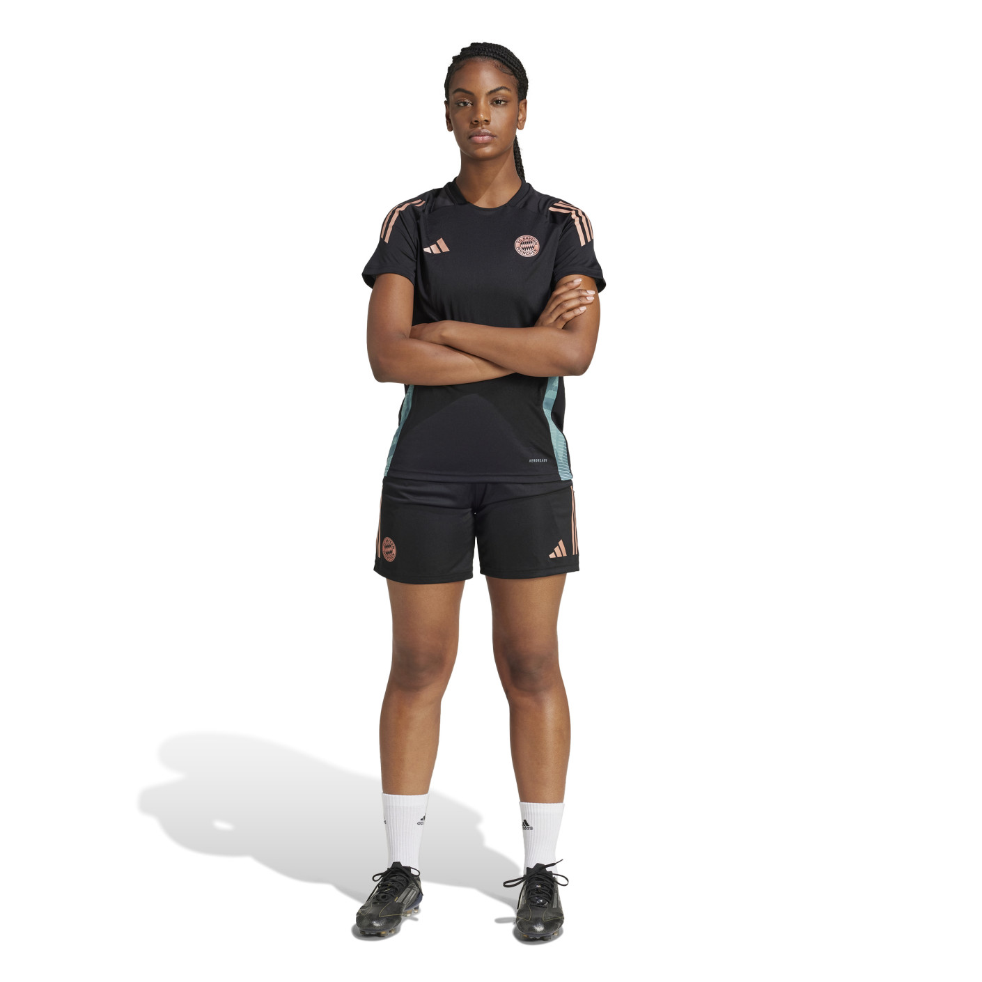 adidas Bayern München Training Set 2024-2025 Women's Black Green Bronze