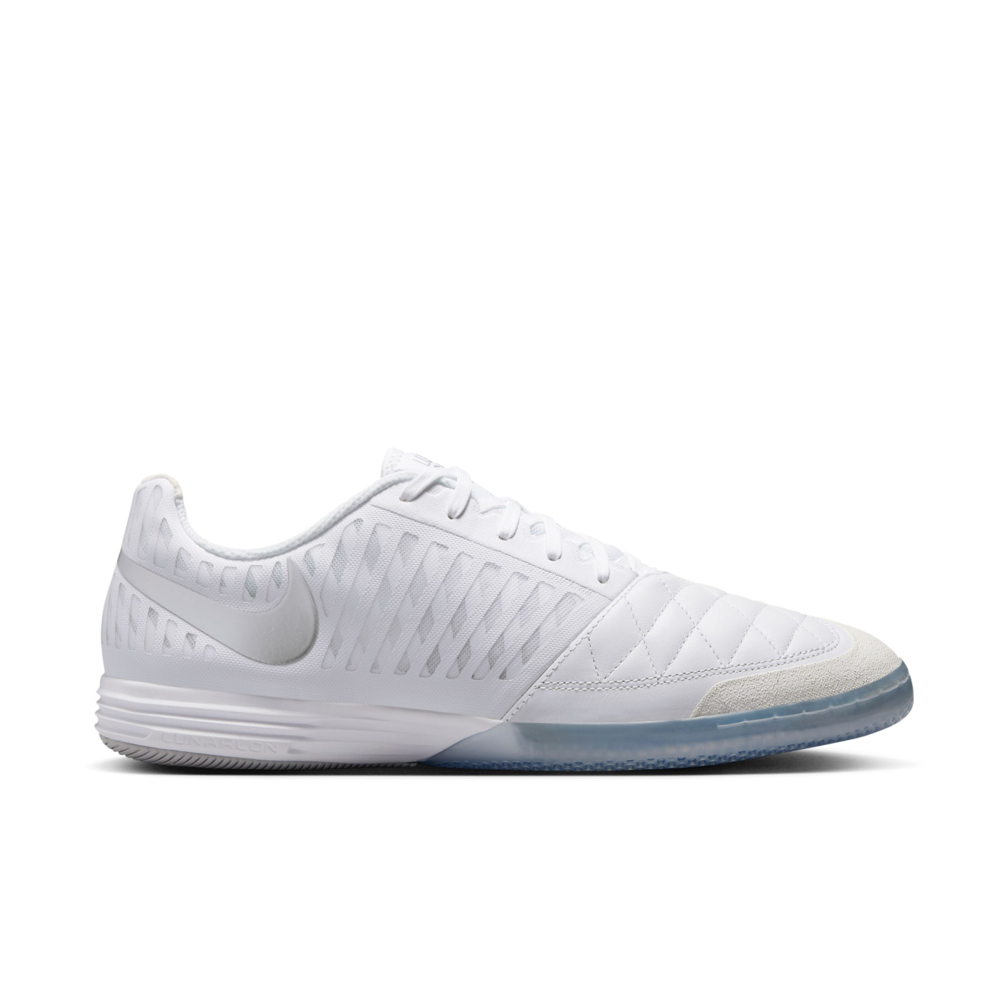 Nike Lunargato II Zaalvoetbalschoenen (IN) Wit Zilver