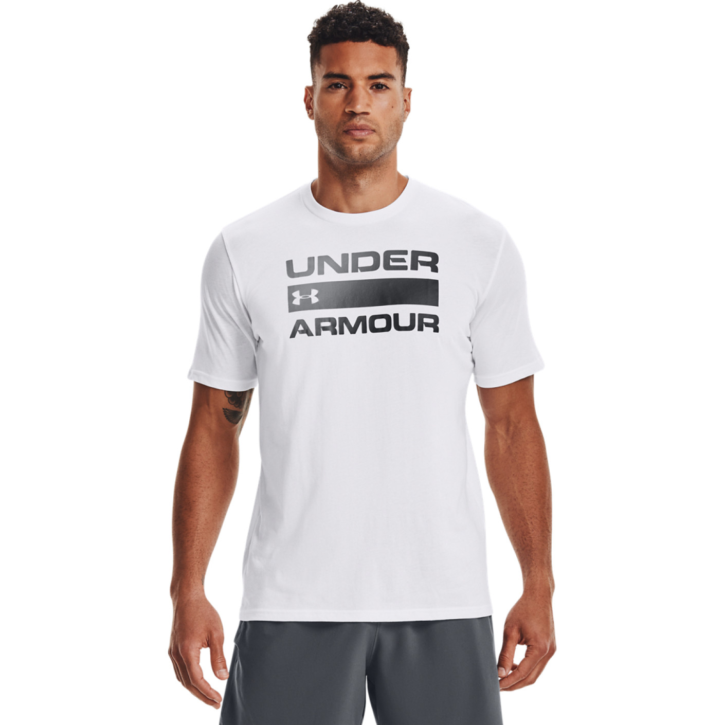 Under Armour Team Wordmark T-Shirt Wit