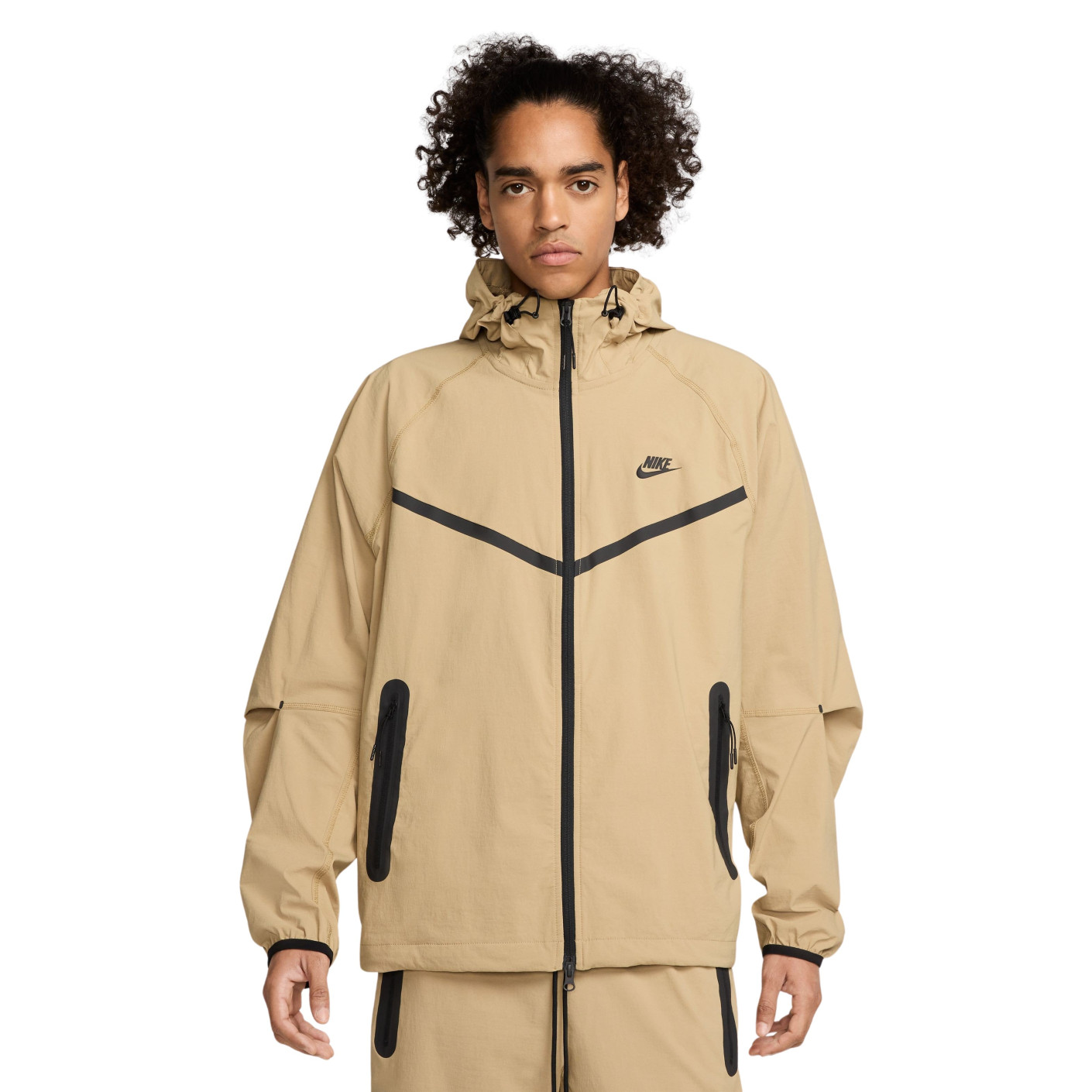Nike Tech Sportswear Windrunner Jacket Beige Black