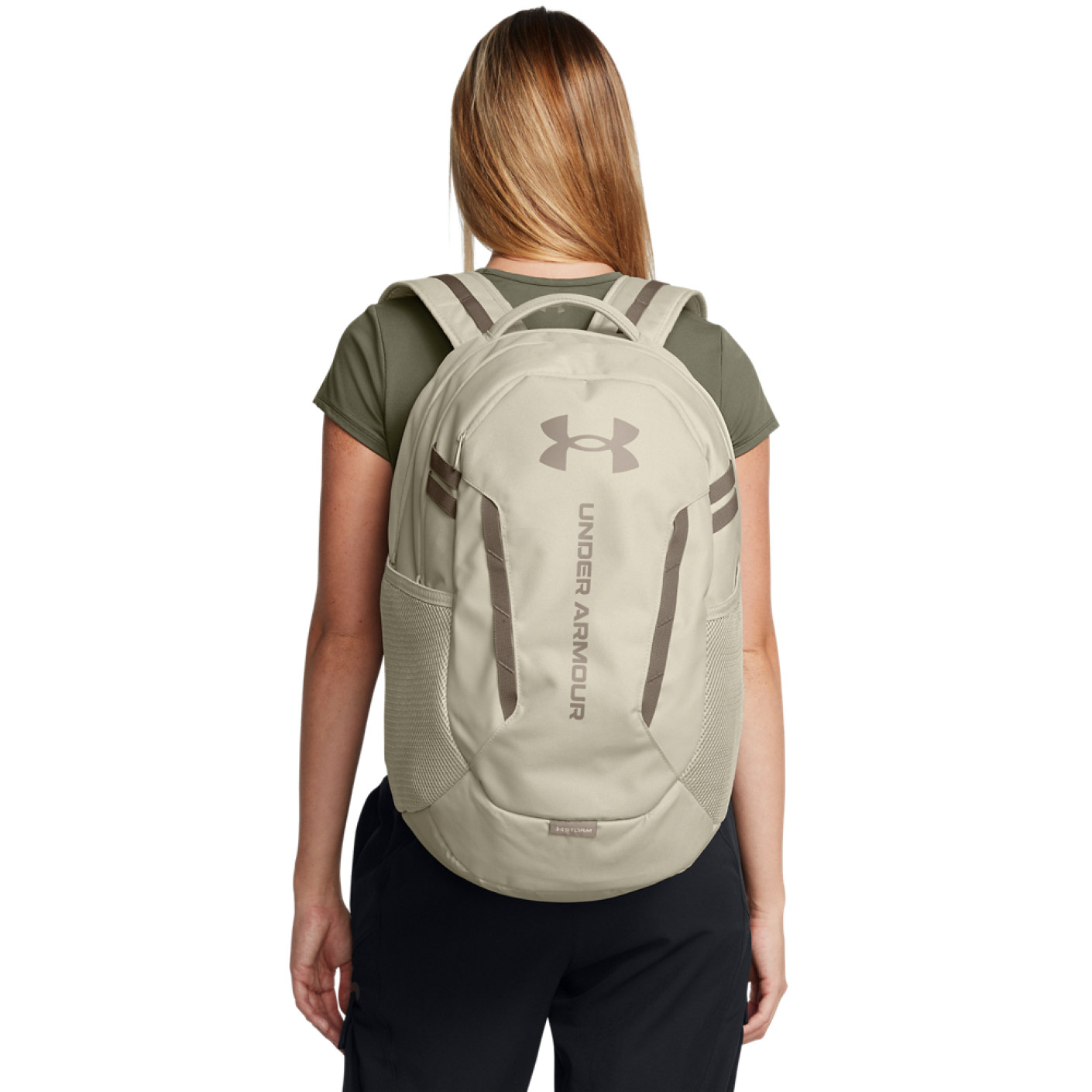 Under Armour Hustle 6.0 Backpack Beige Light Brown