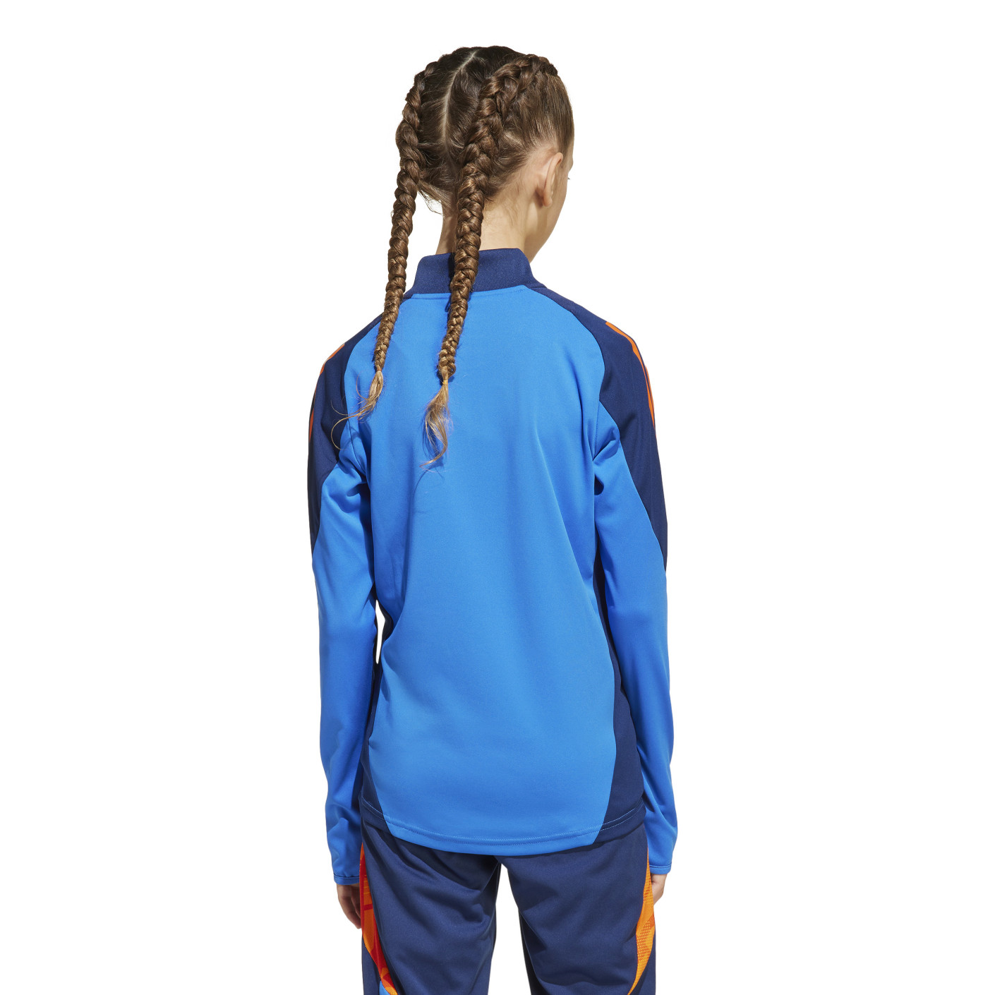 adidas Juventus Sサイズジャージ adidas Juventus Training sweater 1/4-Zip 2024-2025 Kids Blue
