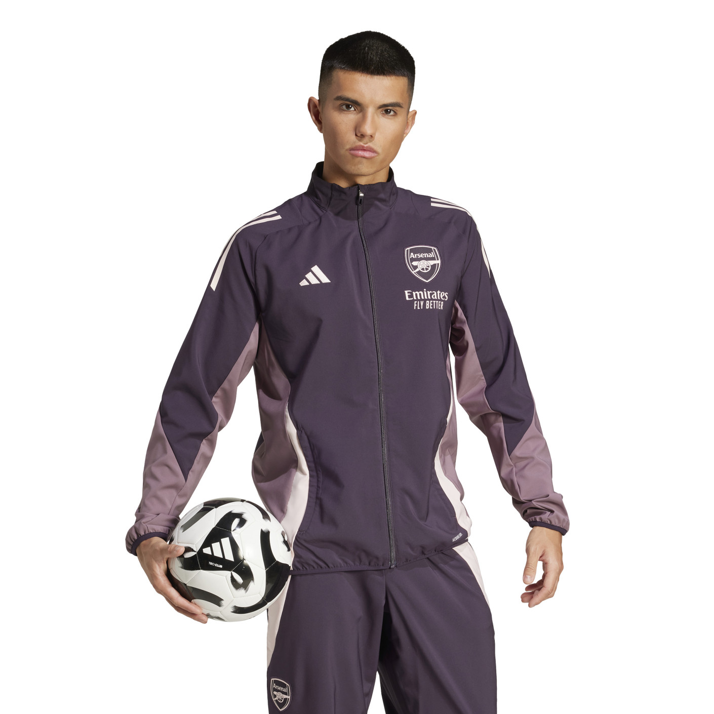 adidas Arsenal Presentation Full-Zip Tracksuit 2024-2025 Dark