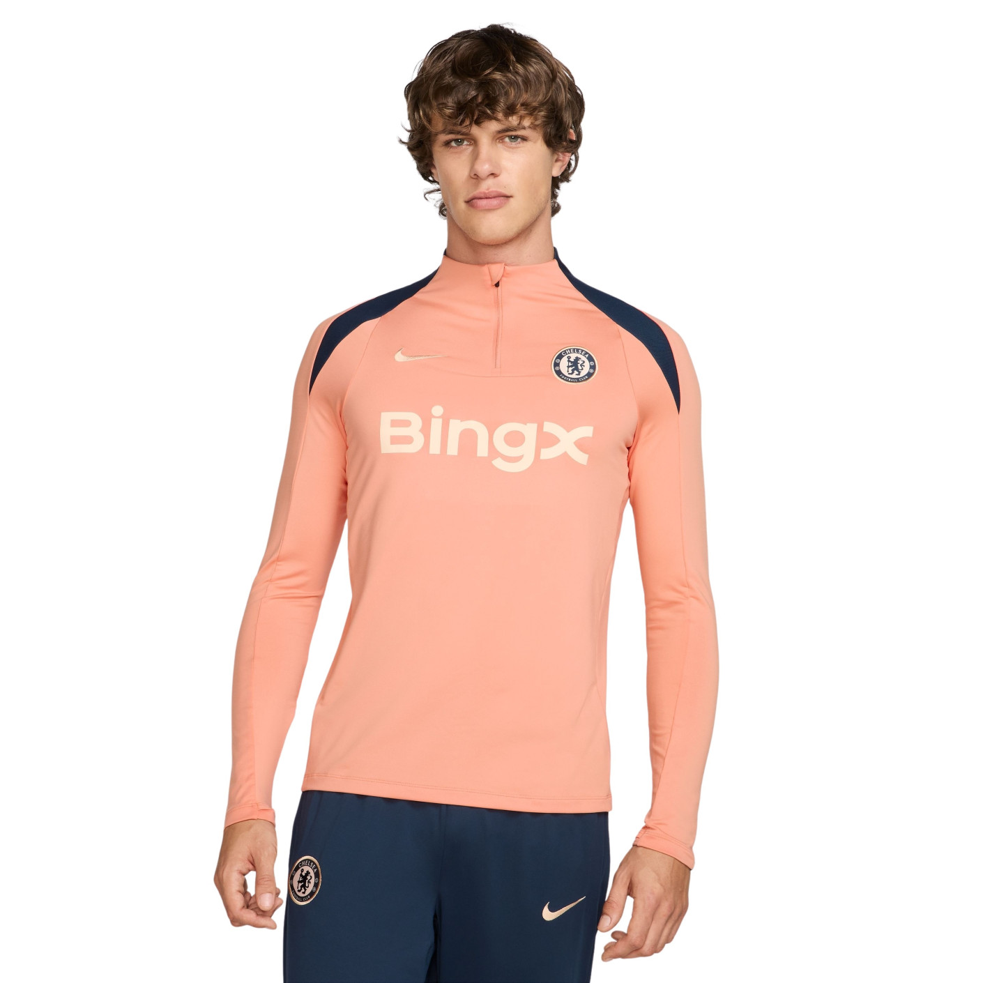 Nike Chelsea Strike Training sweater 1/4-Zip 2024-2025 Light Pink