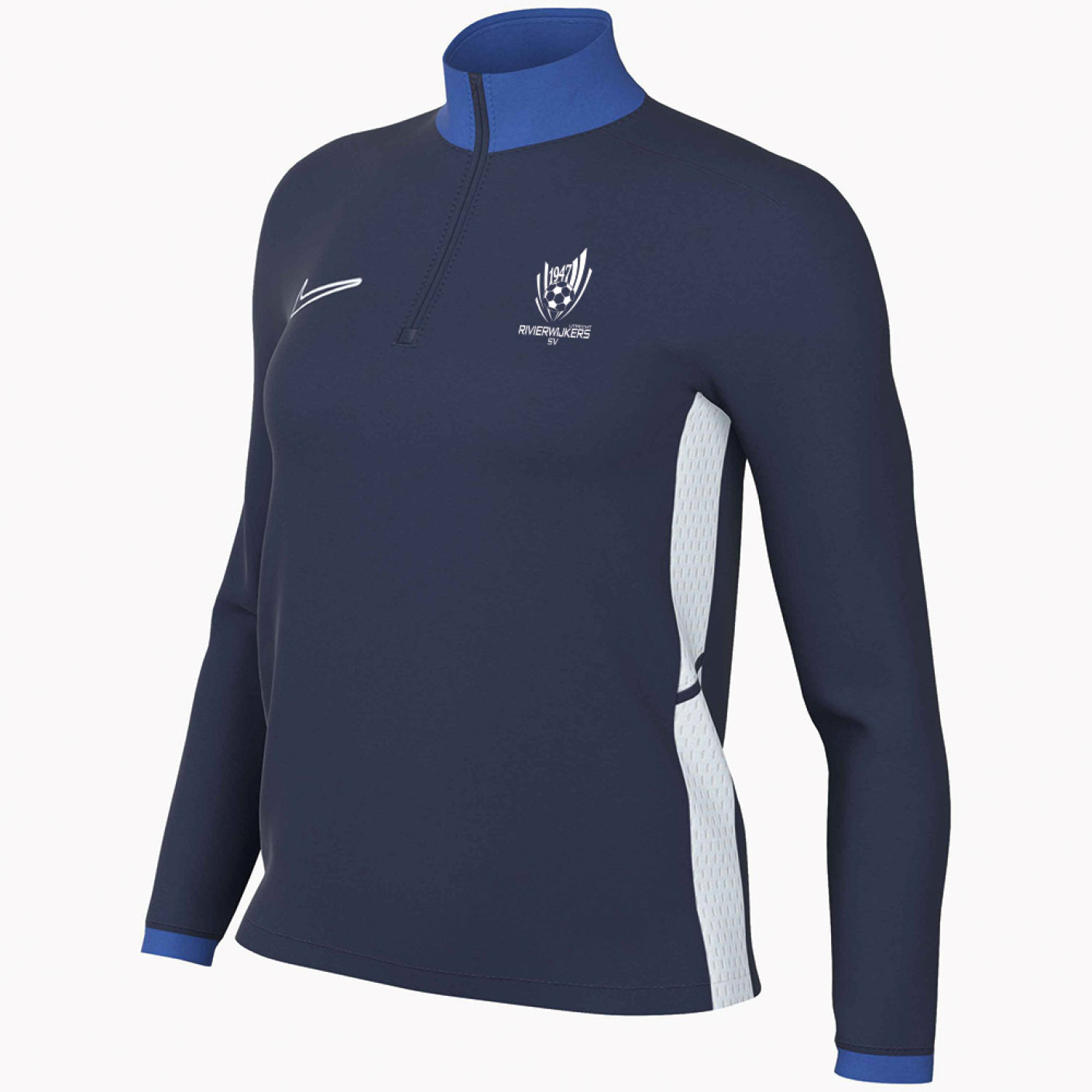 SV Rivierwijkers Trainingstrui 1/4-Zip Dames Academy Donkerblauw