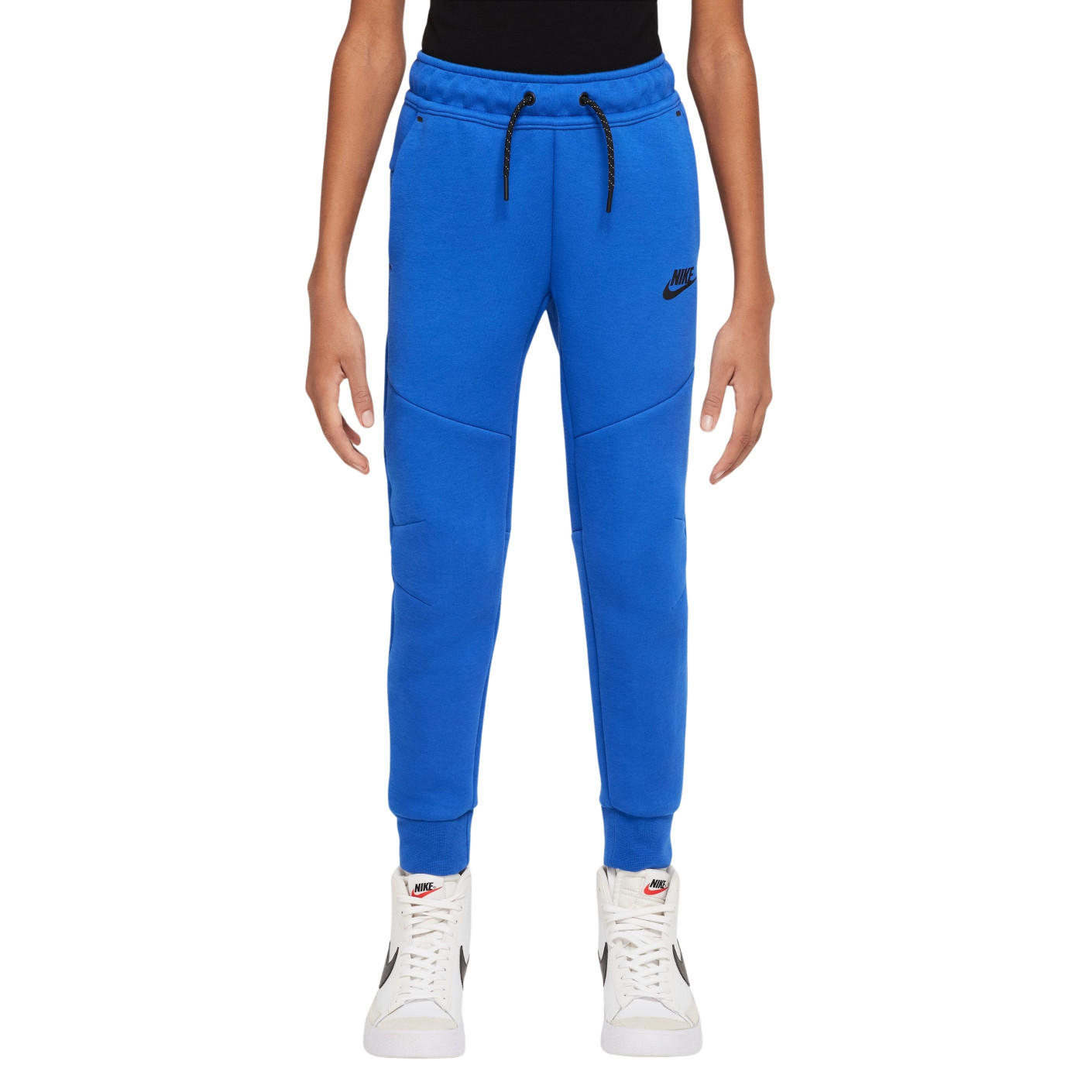 Nike Tech Fleece Sportswear Sweat Pants Kids Light Blue Black