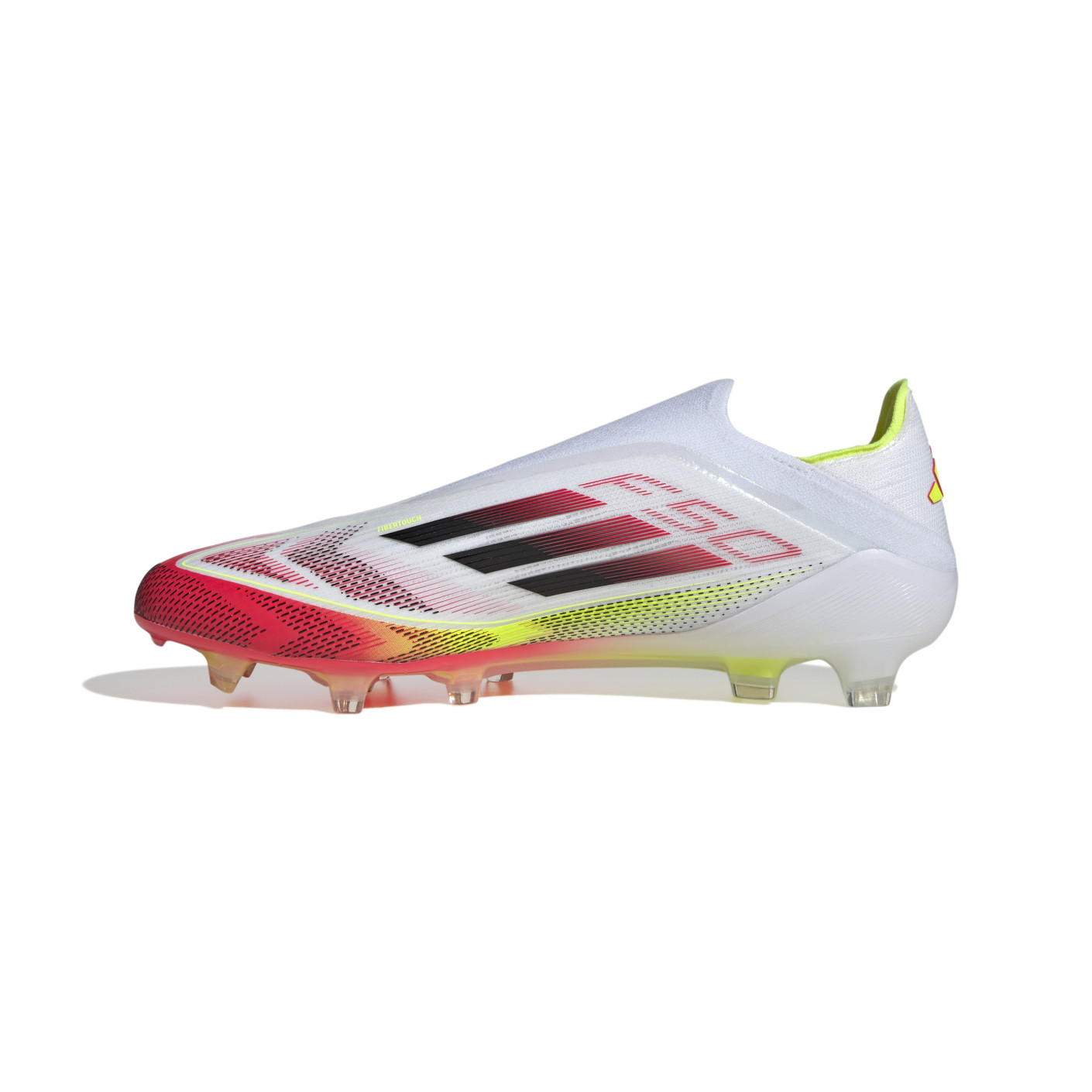 adidas F50 Elite Laceless Grass Football Shoes (FG) White Red