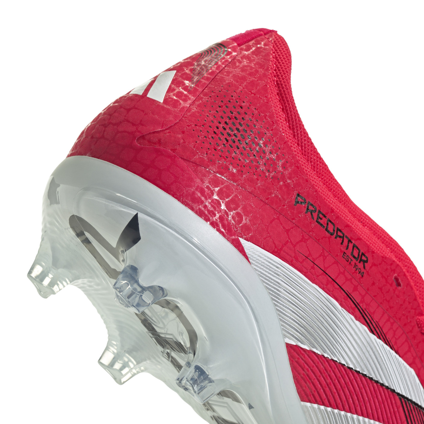 adidas Predator Pro FT Gras Football Shoes (FG) Red White Black