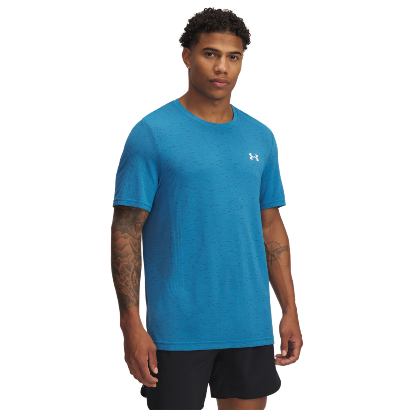 Under Armour Vanish Seamless Trainingsshirt Felblauw Wit