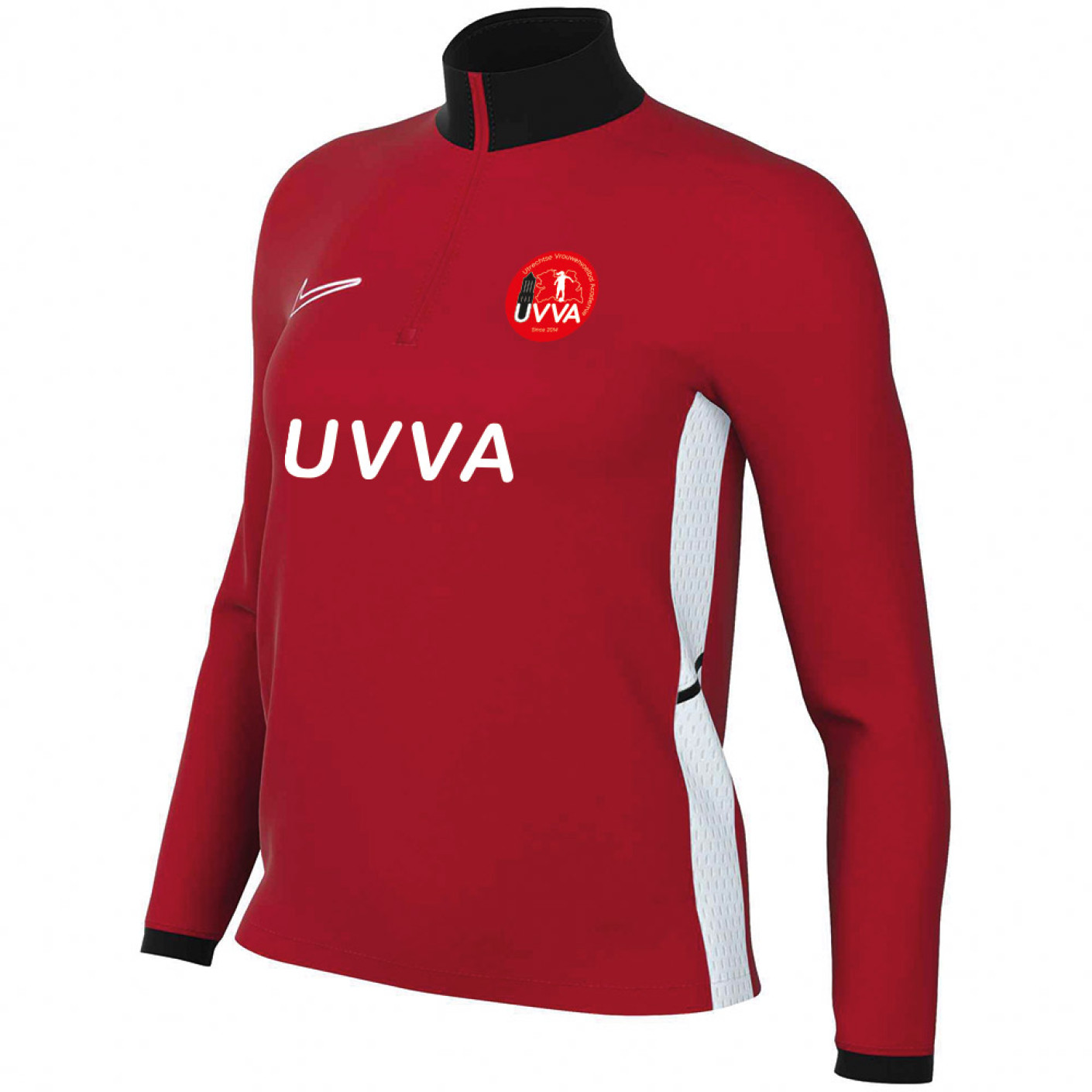 UVVA Trainingstrui 1/4-Zip Dames Rood