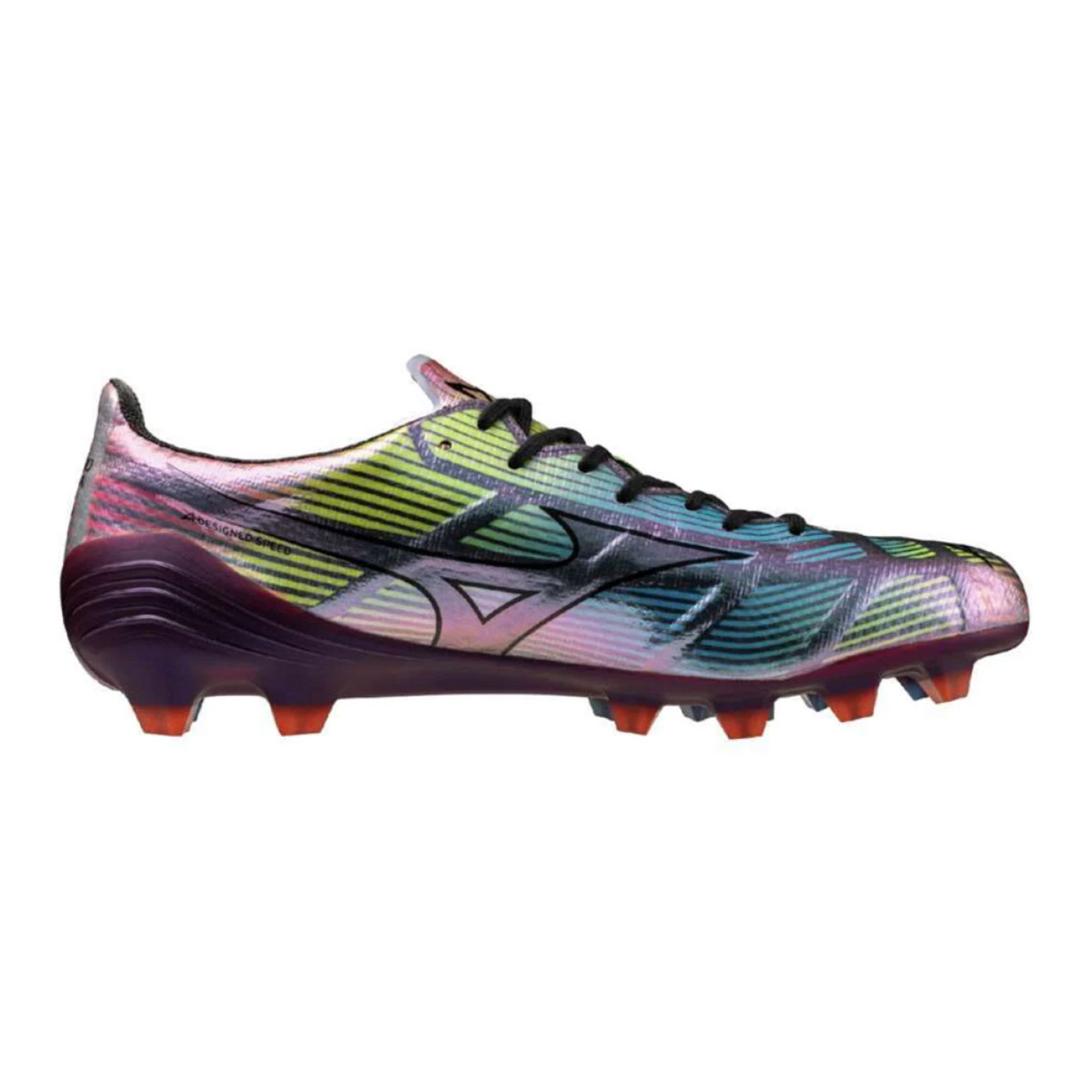 mizuno αII japan 24cm Mizuno Alpha II Japan Gras Voetbalschoenen (FG) Zilver Zwart Blauw