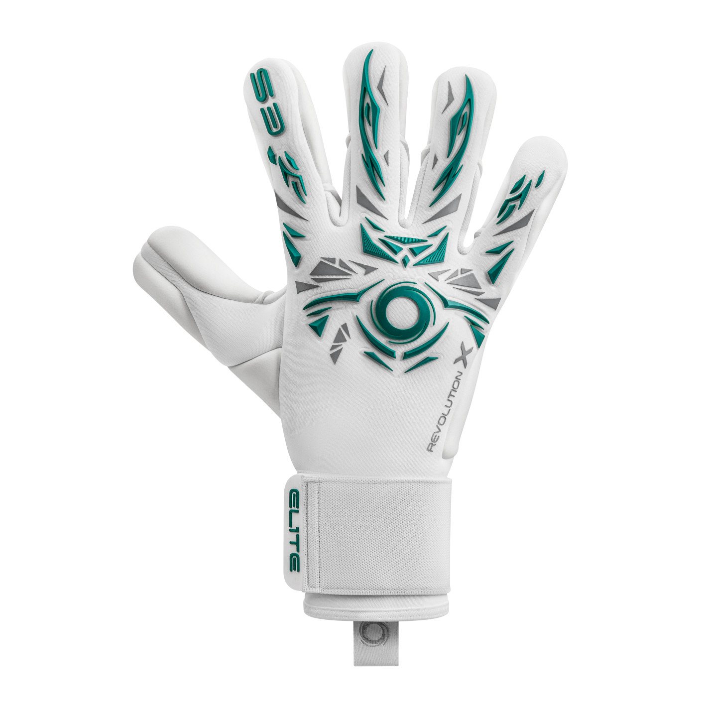 Elite Sport Neo Revolution Goalkeeper Gloves White Dark Green Grey