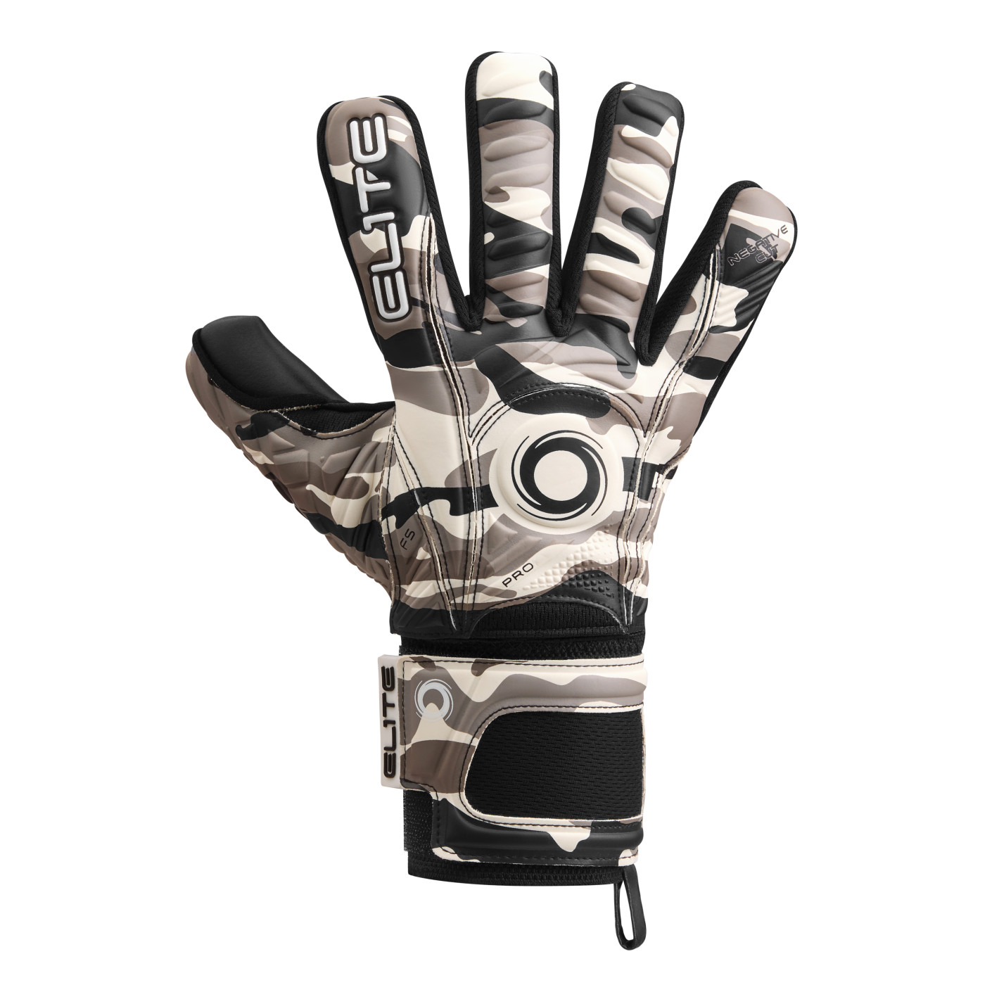 Elite Sport Combat N Goalkeeper Gloves Camo Brown Black