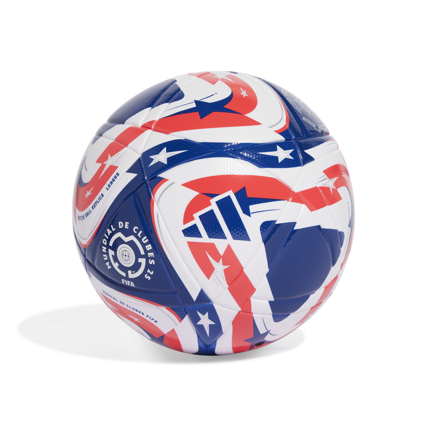 adidas FIFA Club World Cup League Football Size 5 White Blue Red