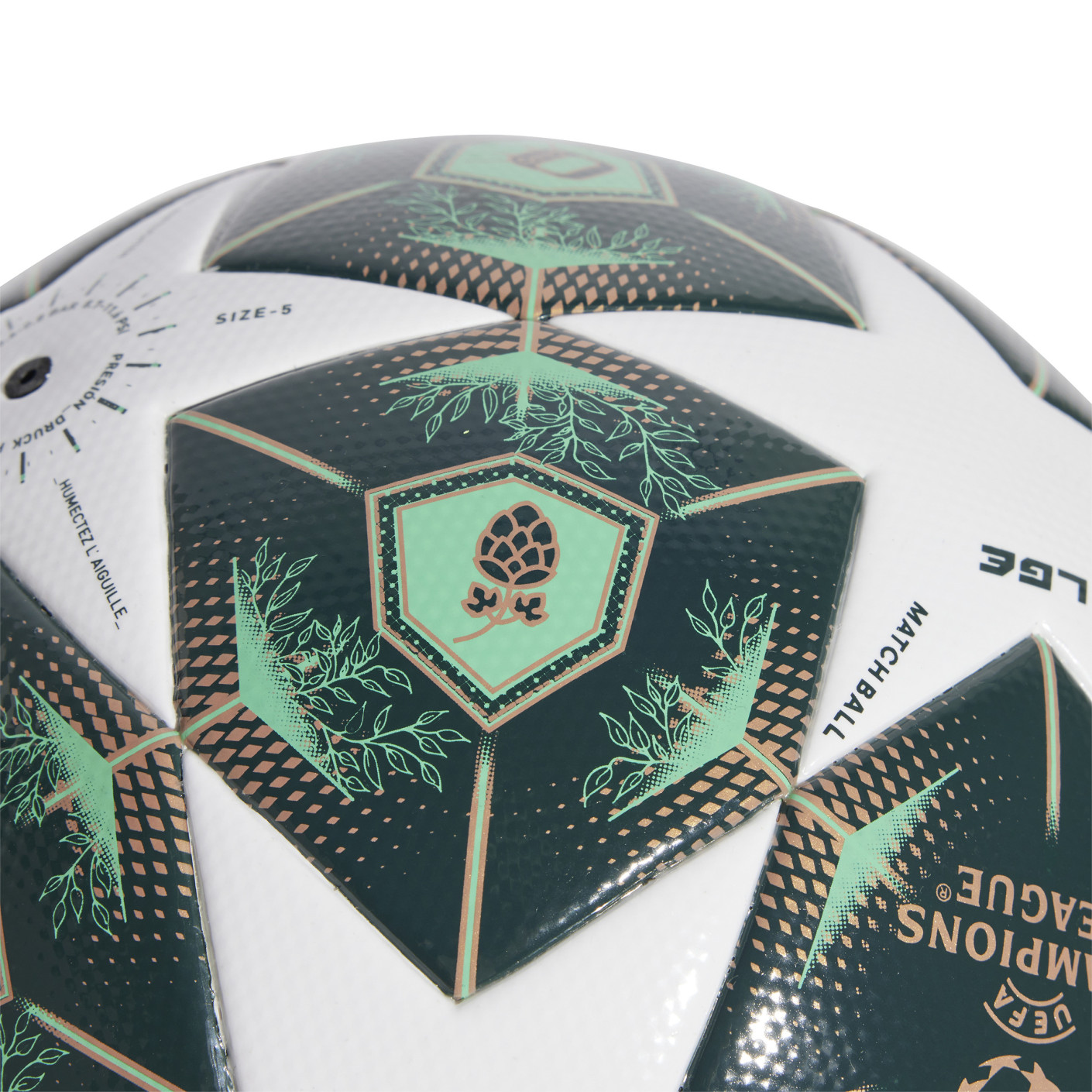 adidas UEFA Champions League Football 2024-2025 Green White Bronze