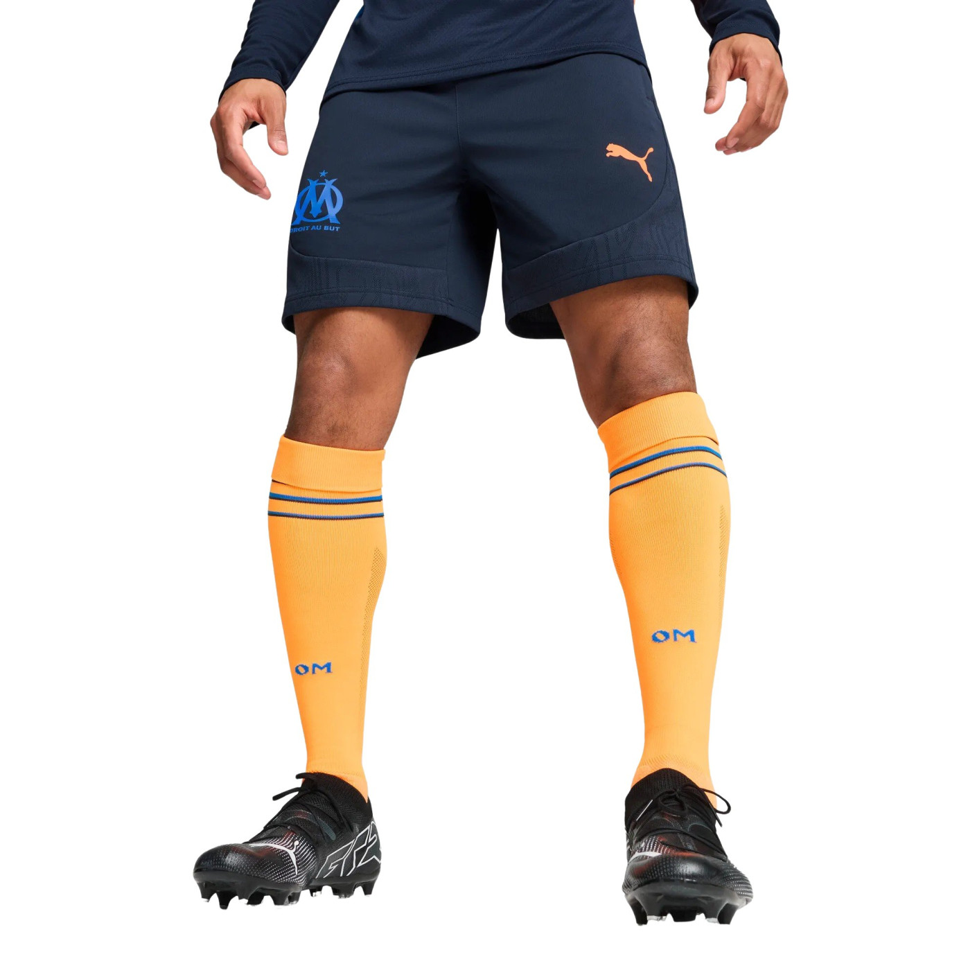 PUMA Olympique Marseille Training Short 2024-2025 Blue Beige White