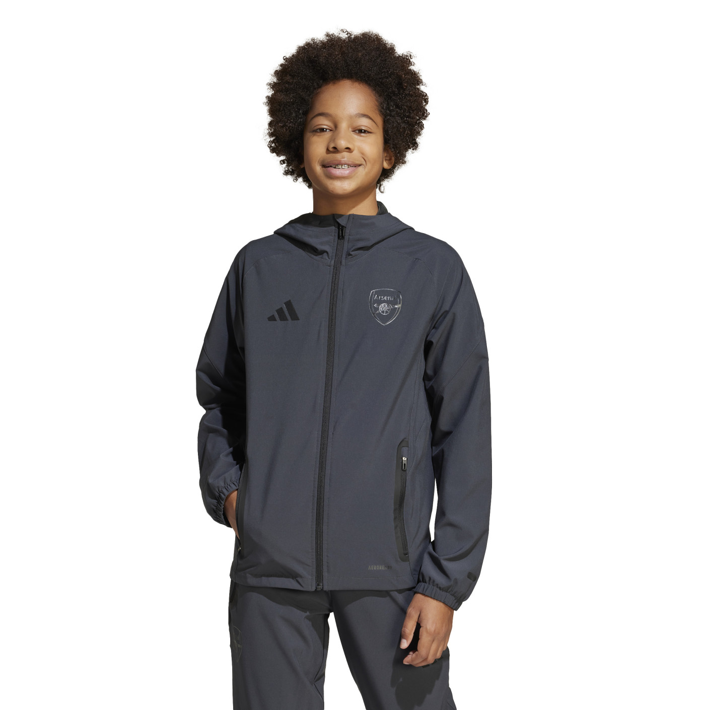 adidas Arsenal Vis Tech Vest Kids Donkergrijs