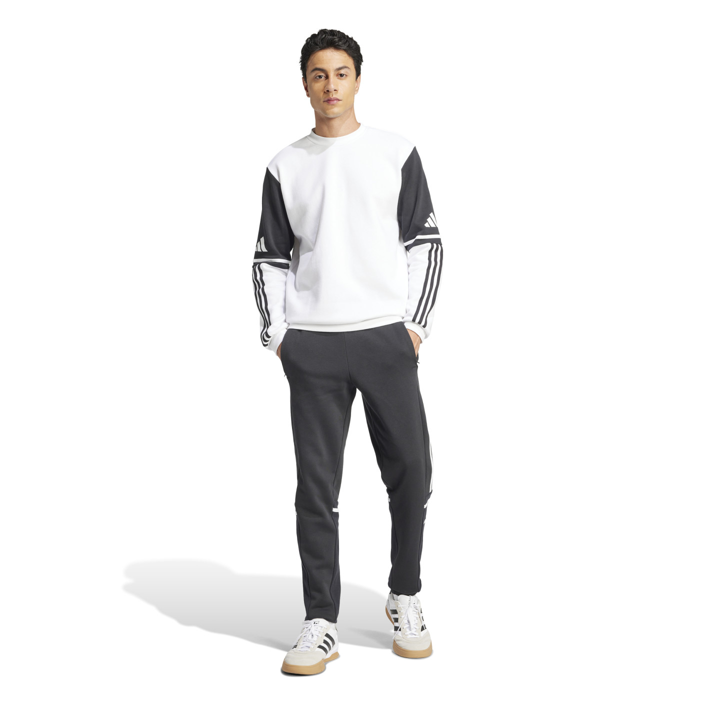 adidas Squadra 25 Sweat Trainingspak Wit Zwart