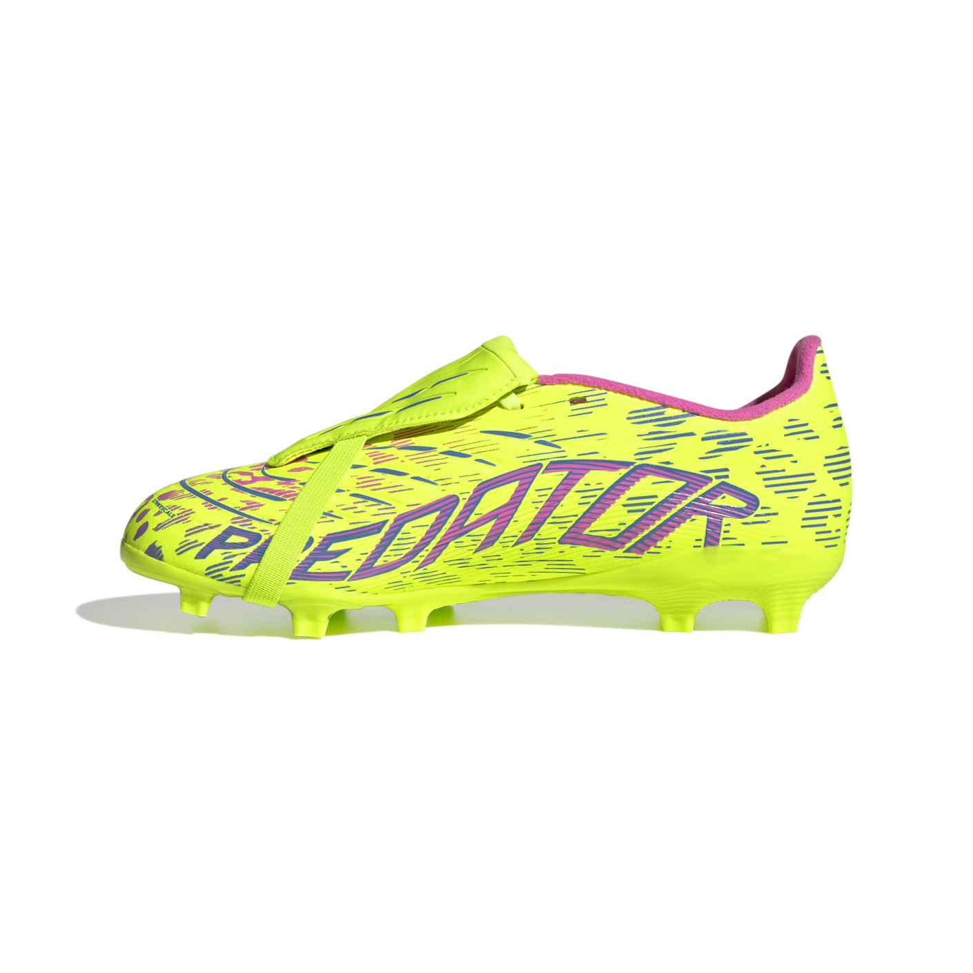 adidas Predator League FT Gras Football Shoes (FG) Kids Neon