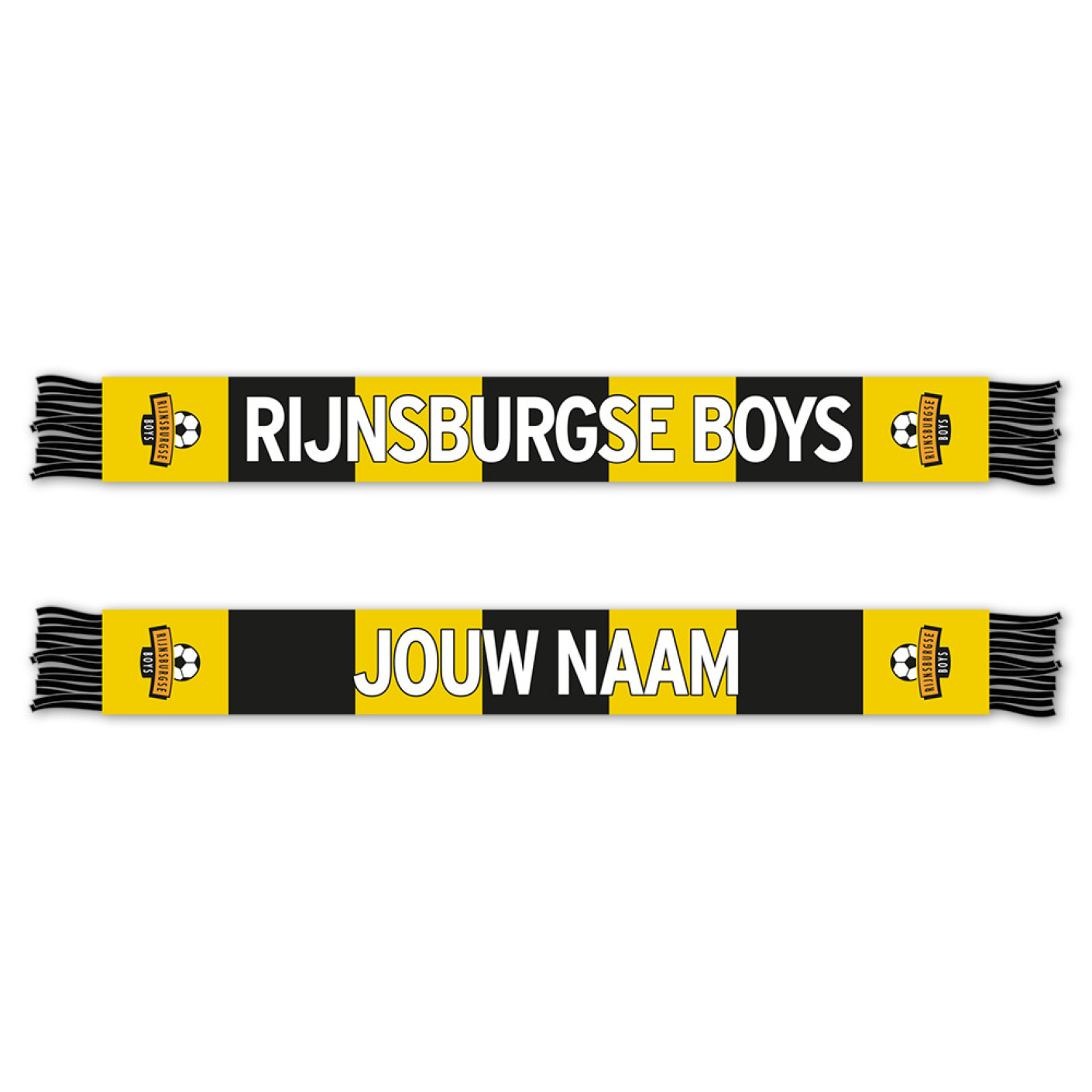Rijnsburgse Boys Sjaal Gepersonaliseerd