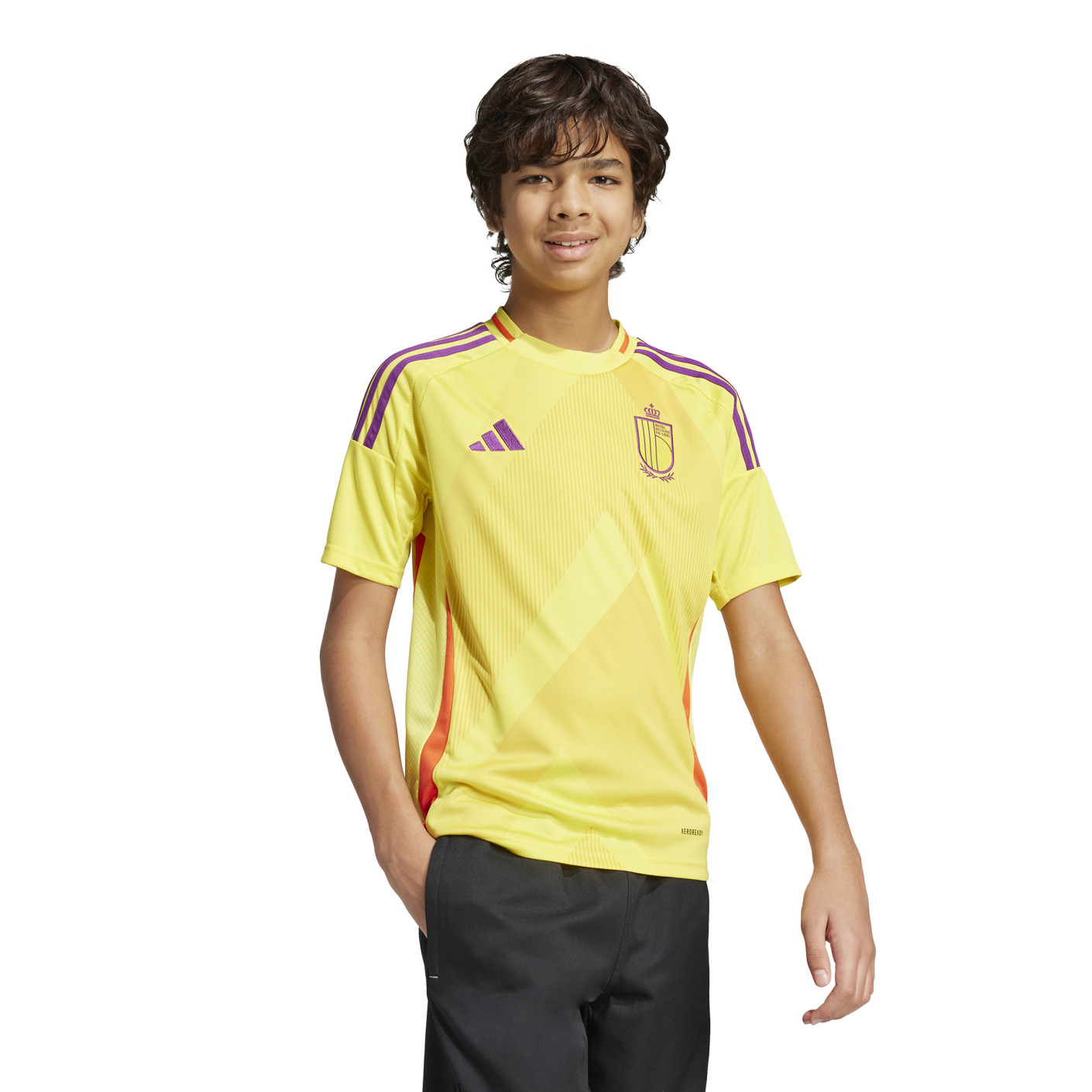 adidas Belgium Red Flames Away Shirt 2025-2027 Kids