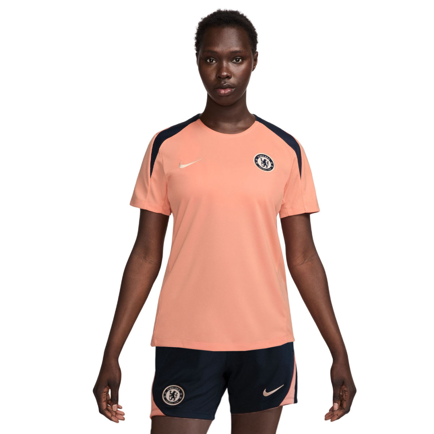Nike Chelsea Strike Training Set 2024-2025 Women's Light Pink Dark Blue Gold